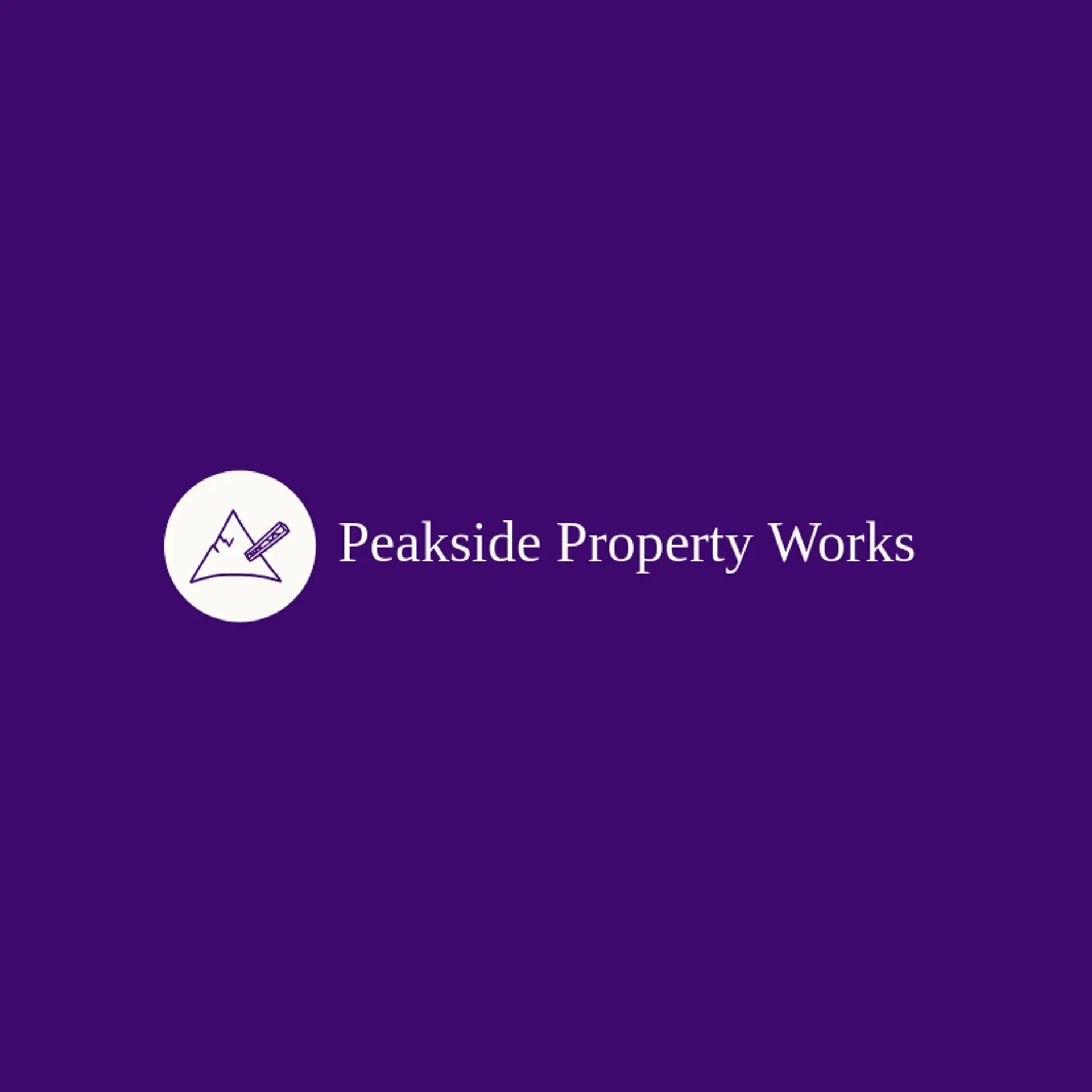 Peakside Property Works logo for contractor