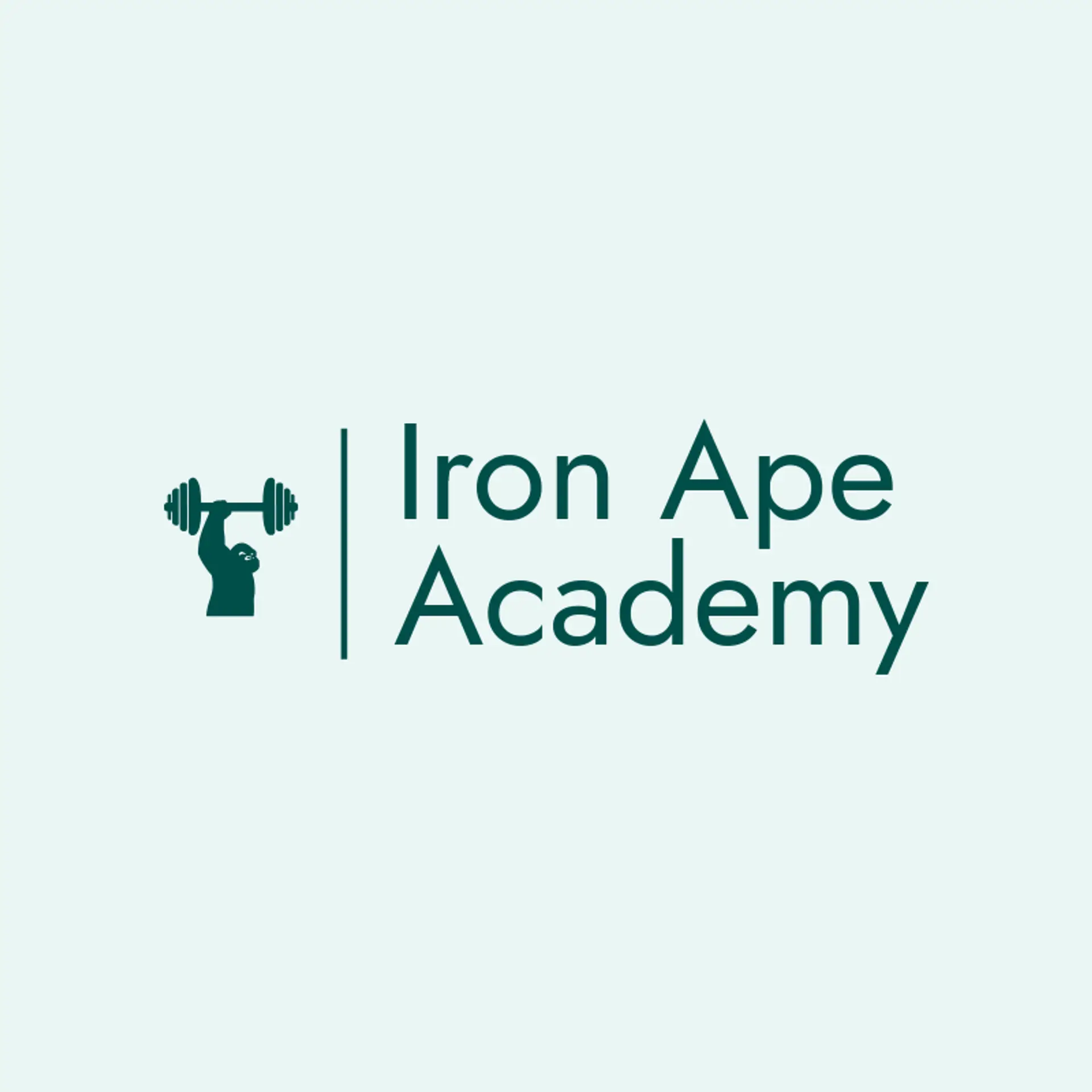 Iron Ape Academy logo for gorilla