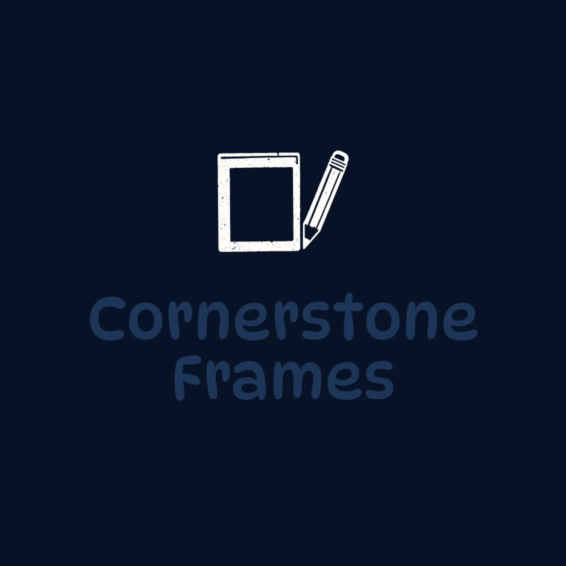 Cornerstone Frames logo for frame