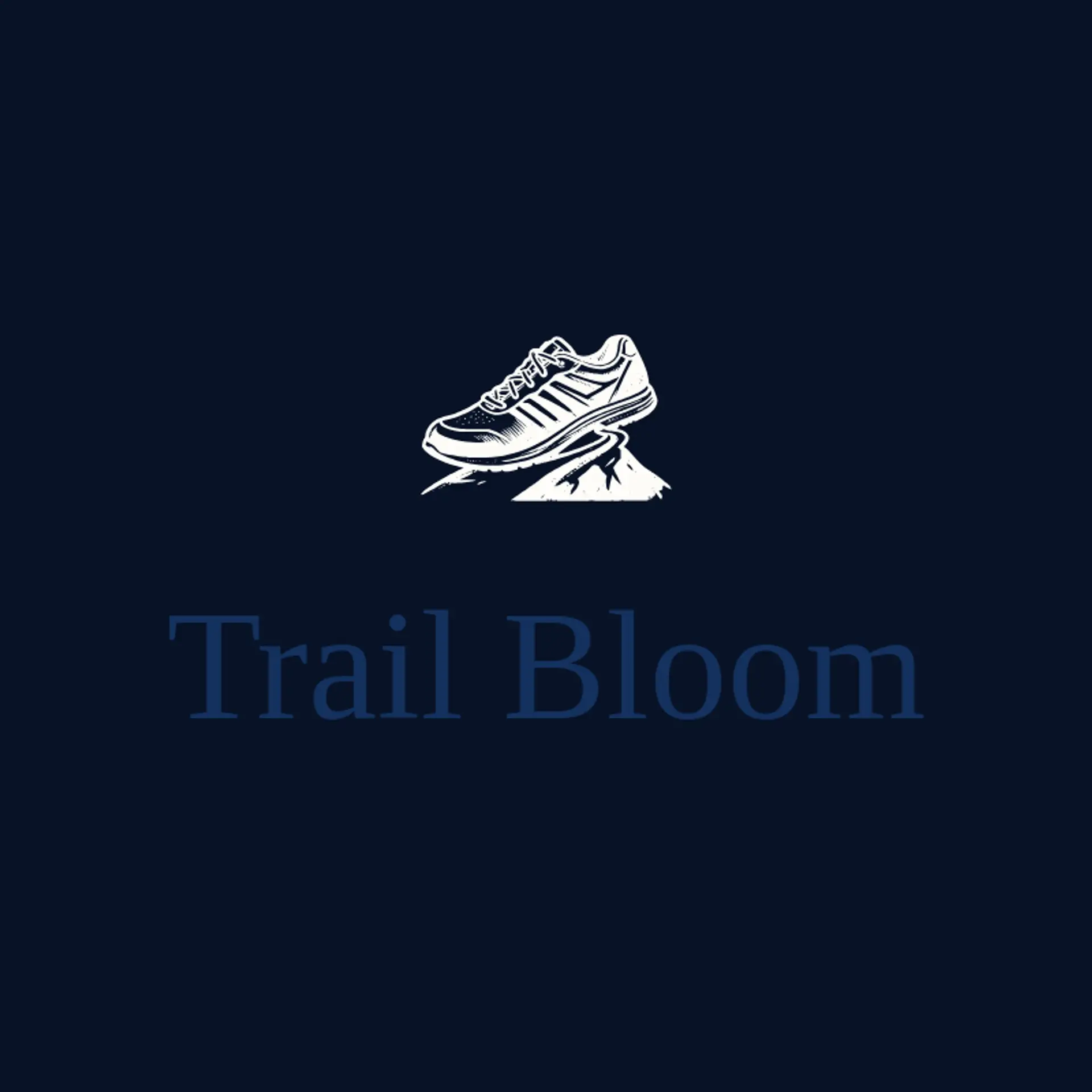 Trail Bloom logo for shoe