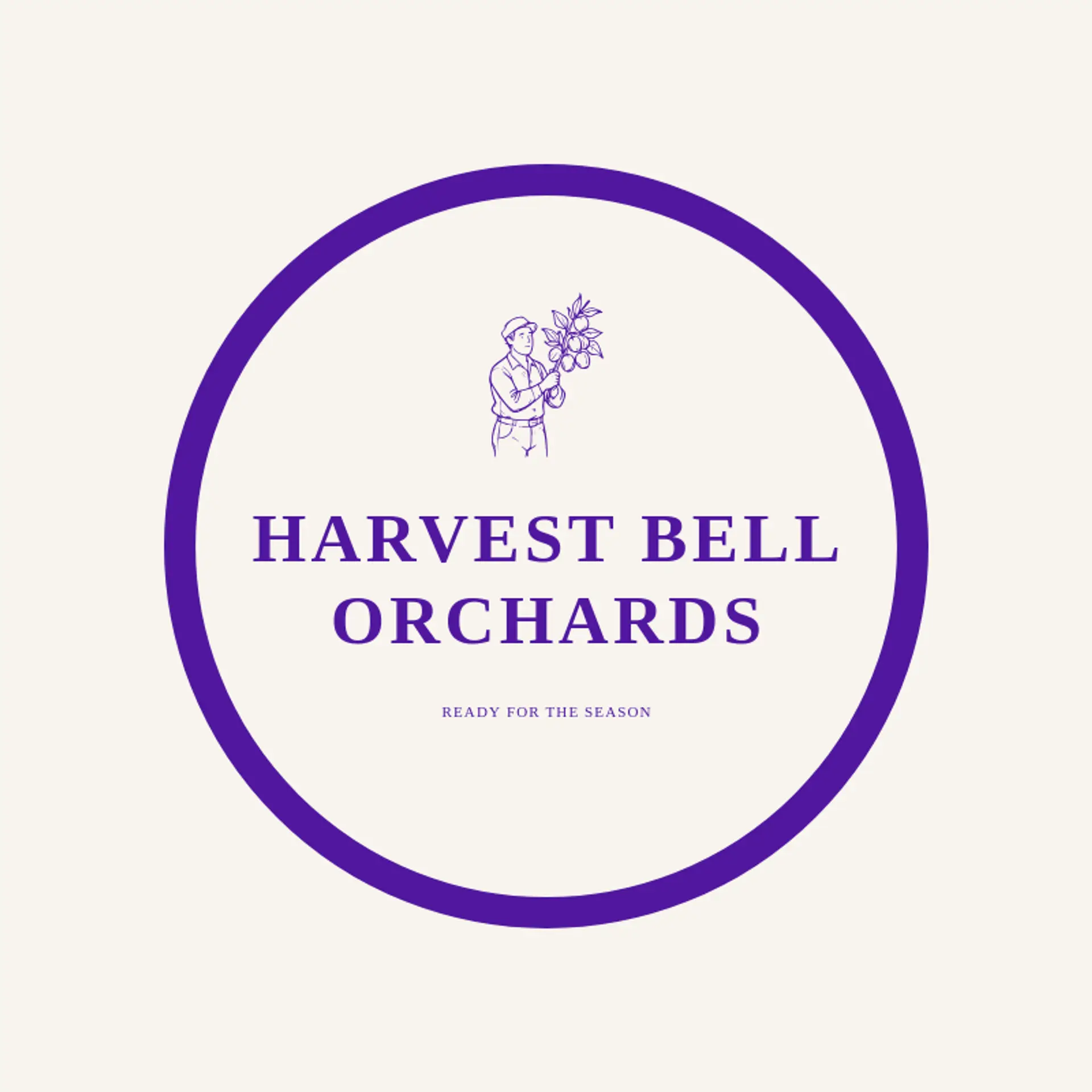 Harvest Bell Orchards logo for farming