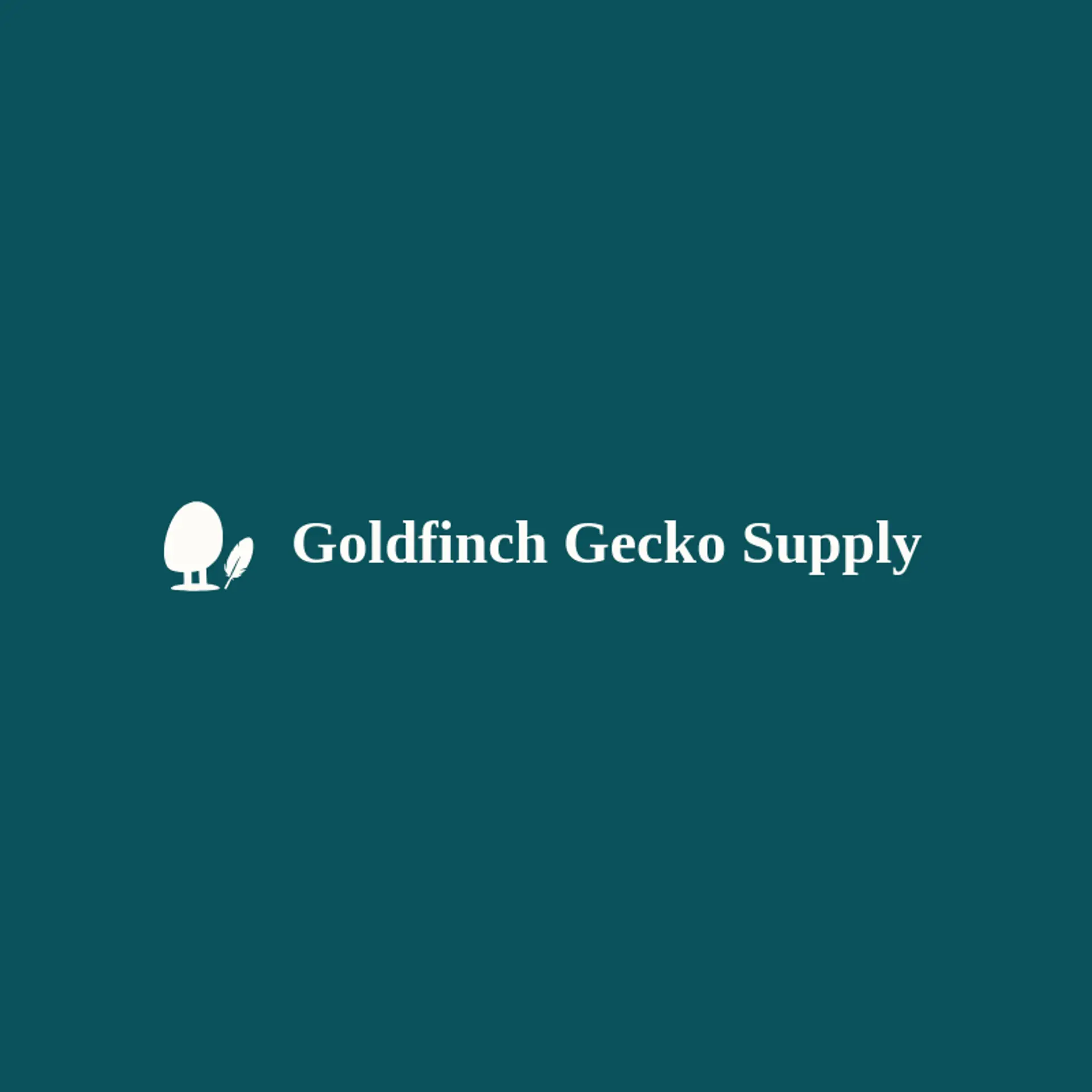 Goldfinch Gecko Supply logo for chameleon