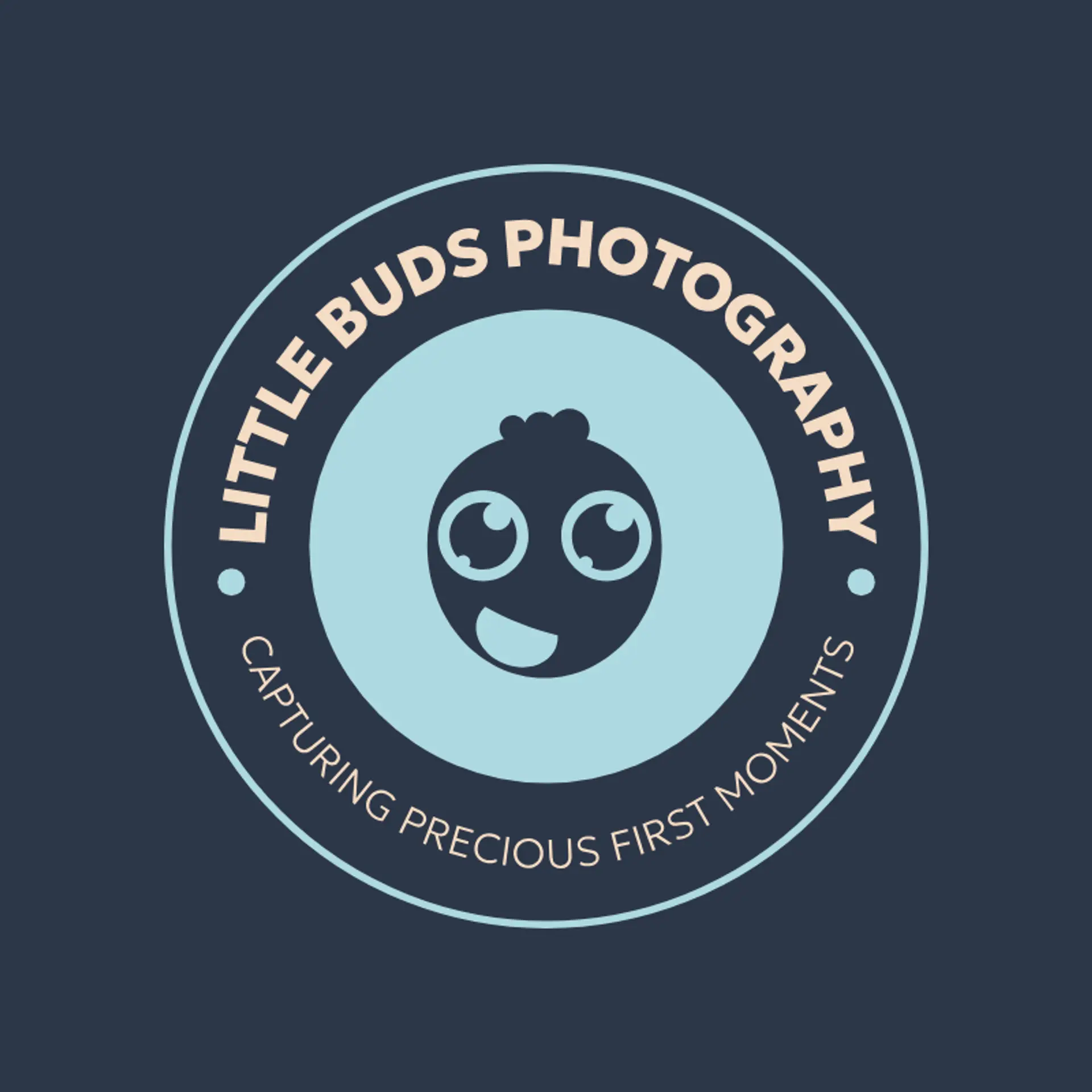 Little Buds Photography logo for newborn photography