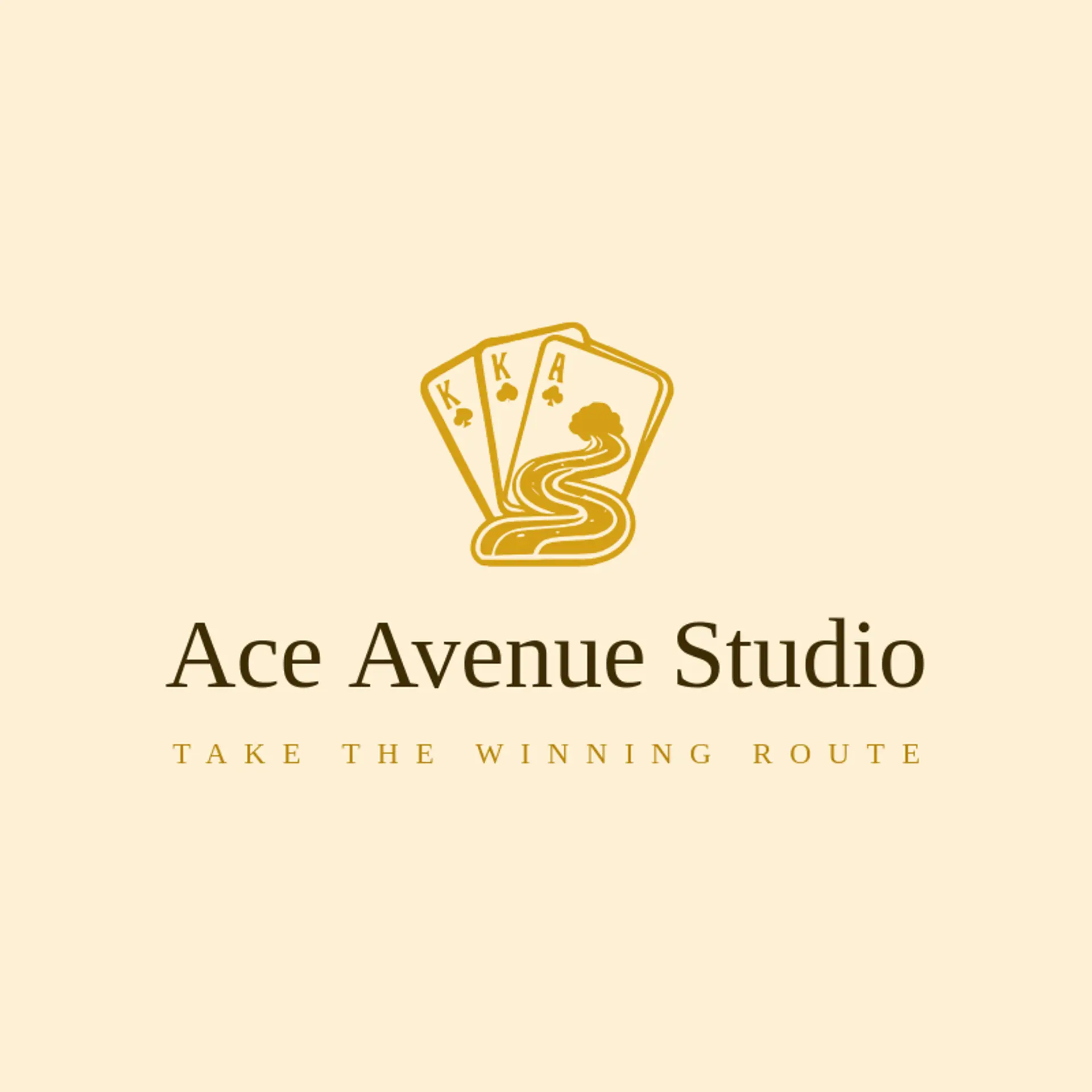 Ace Avenue Studio logo for playing cards