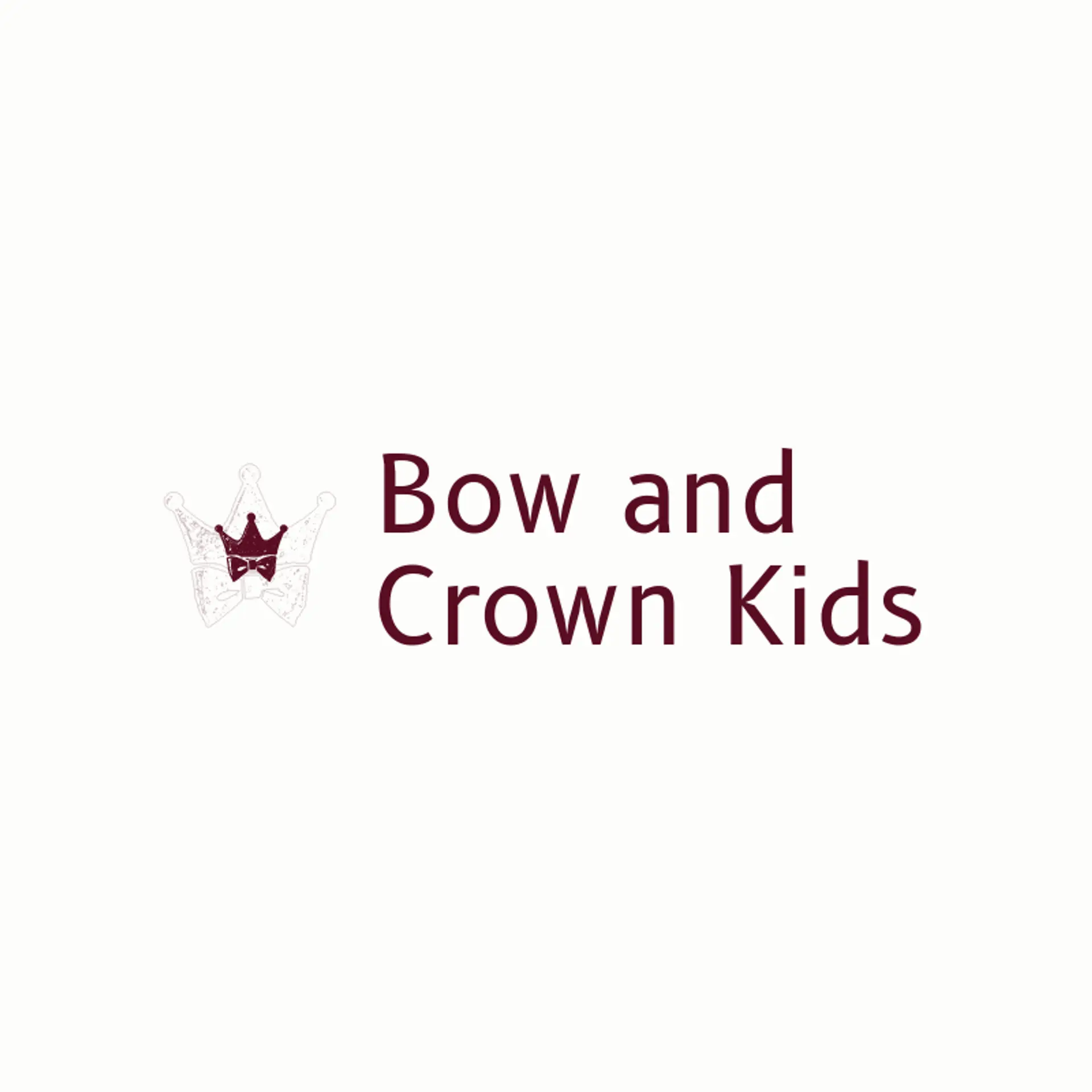 Bow and Crown Kids logo for queen