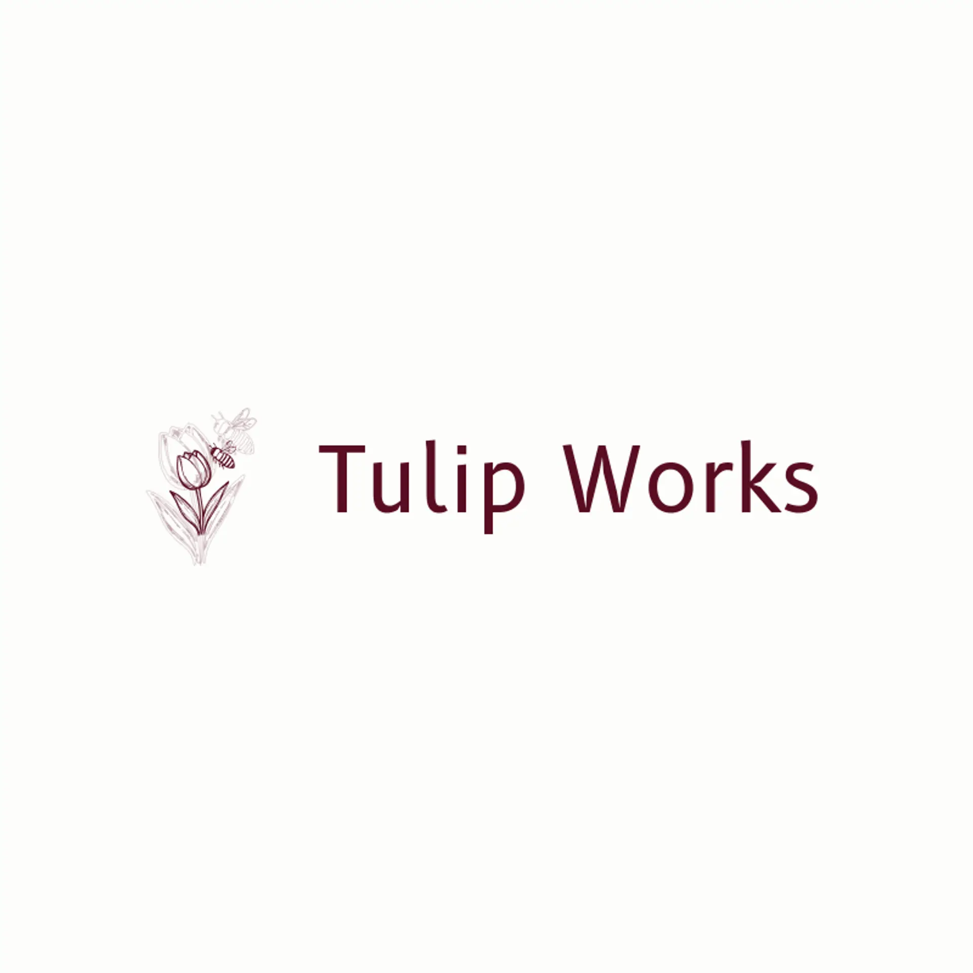Tulip Works logo for flower
