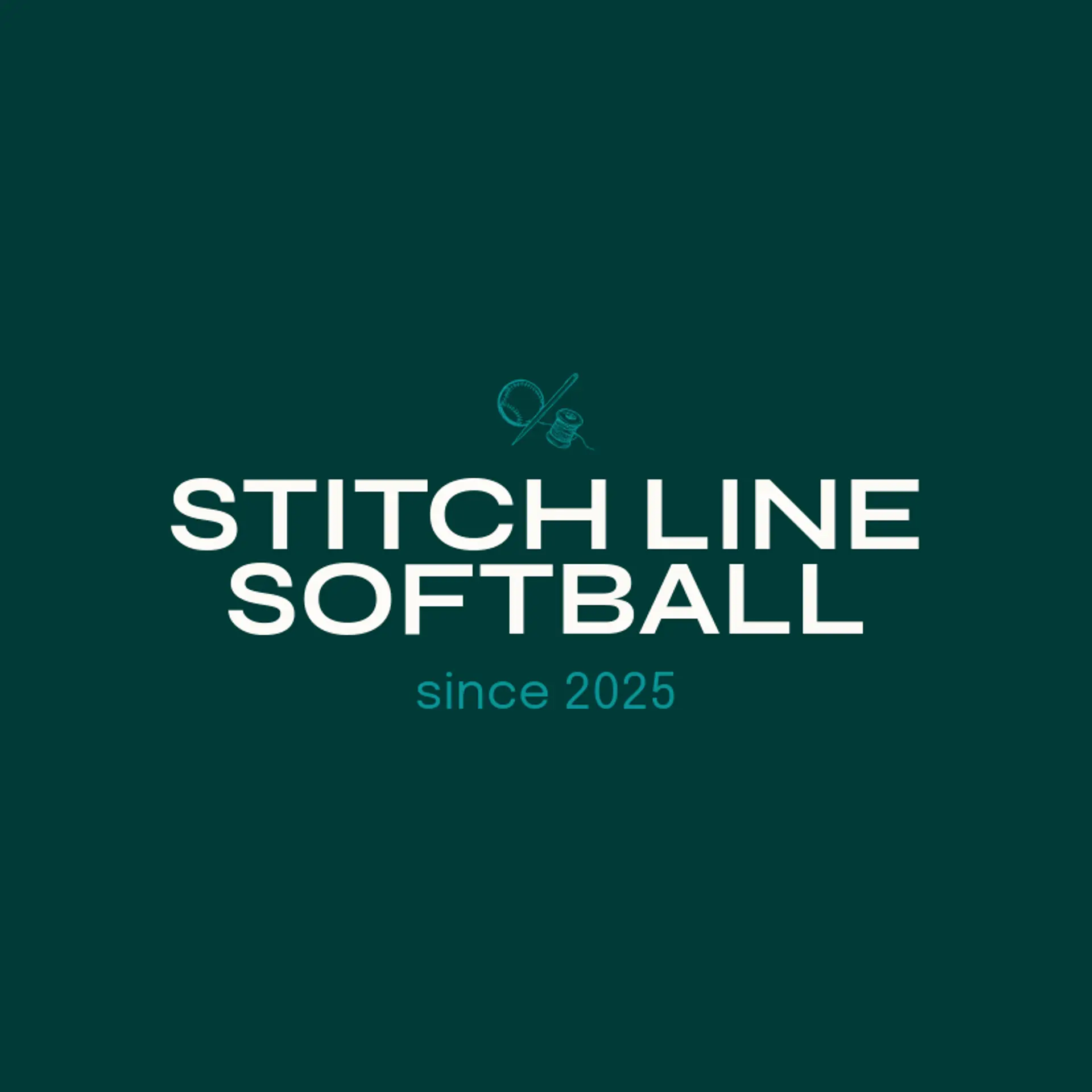 Stitch Line Softball logo for softball
