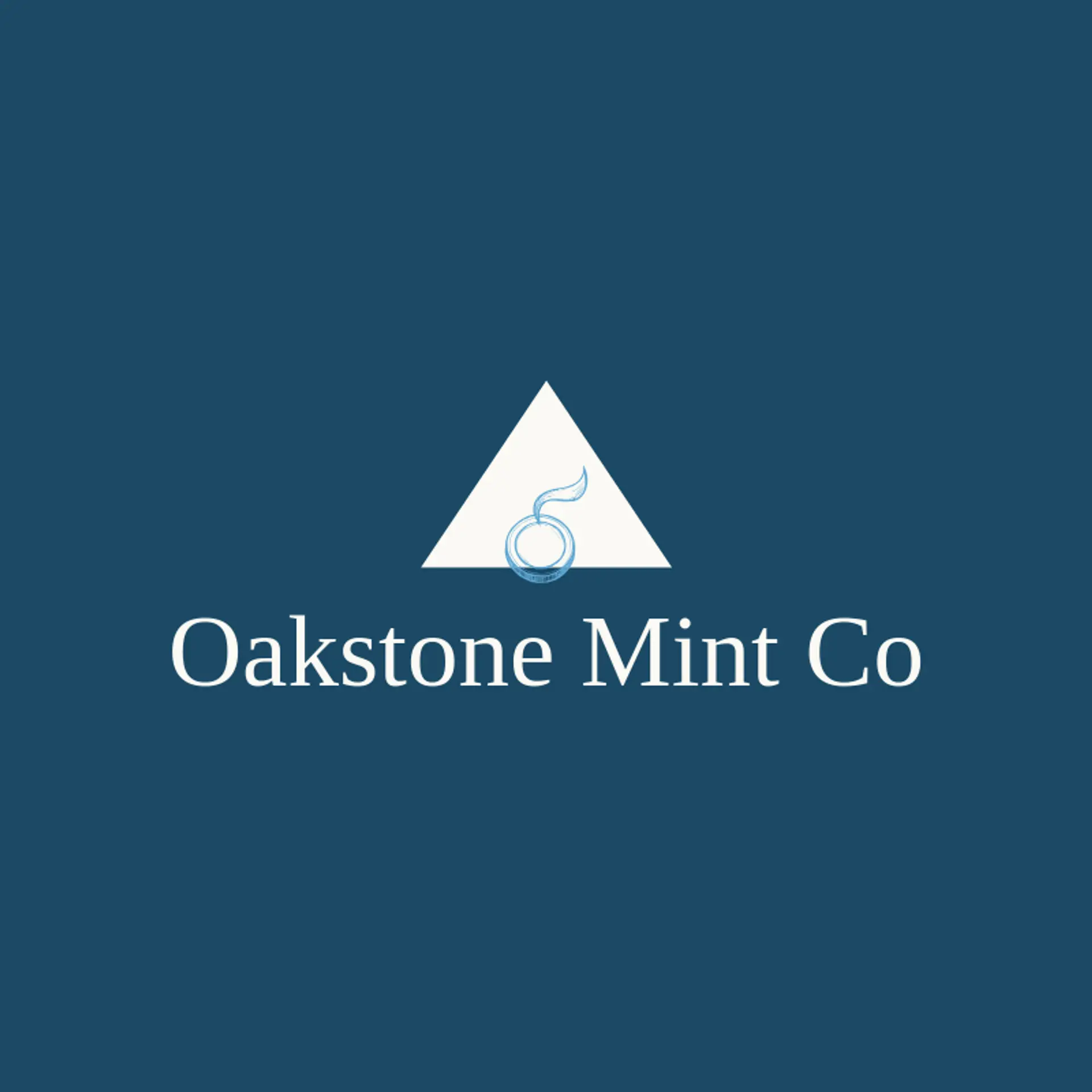Oakstone Mint Co logo for coin