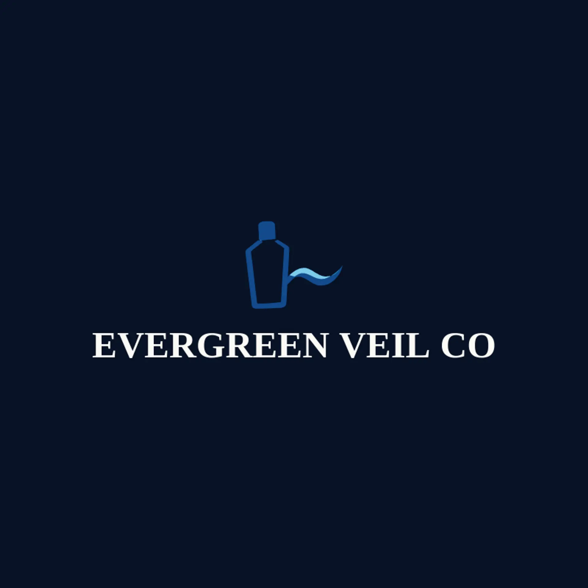 Evergreen Veil Co logo for skincare