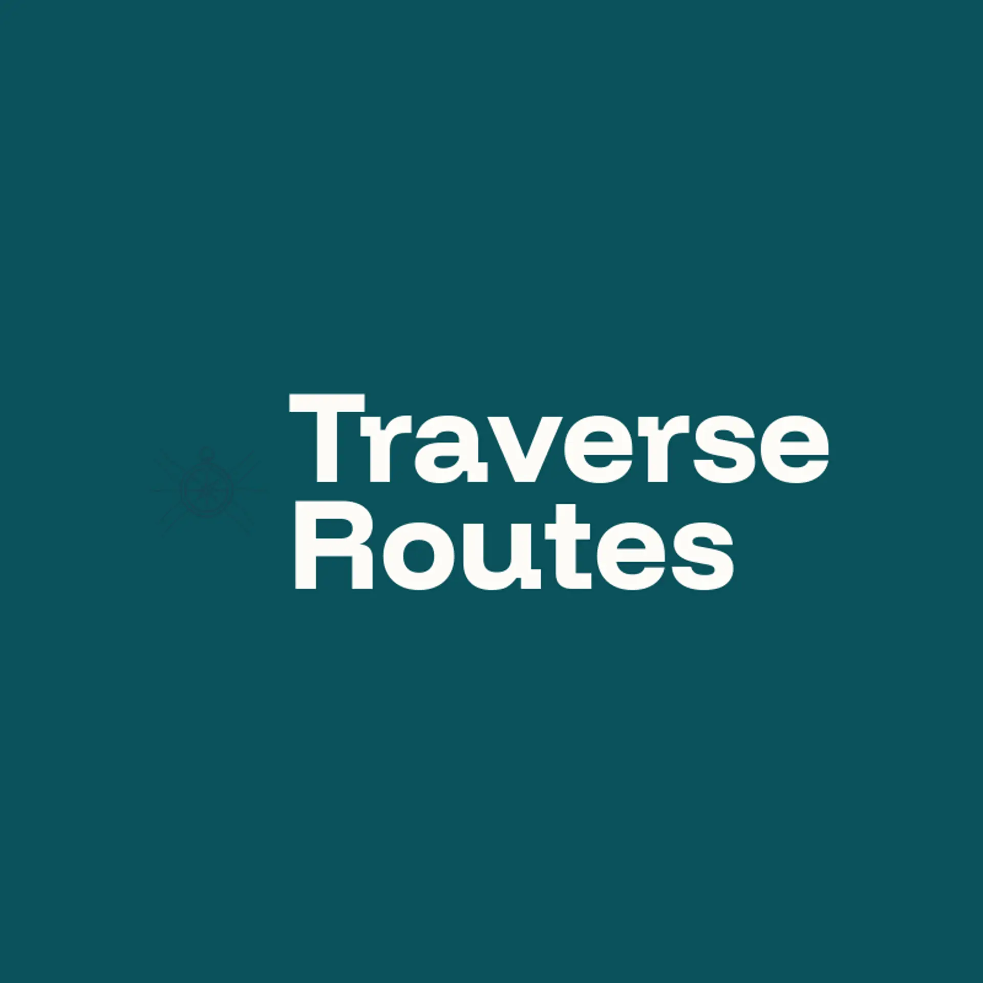 Traverse Routes logo for compass