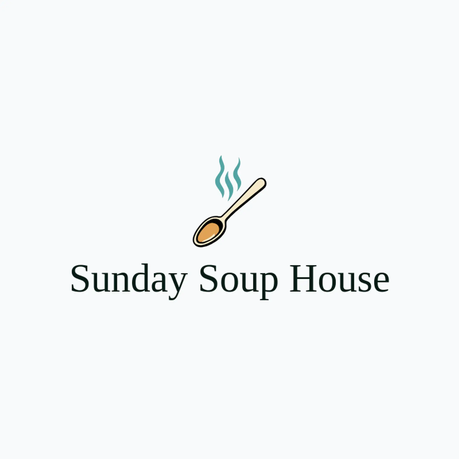 Sunday Soup House logo for spoon
