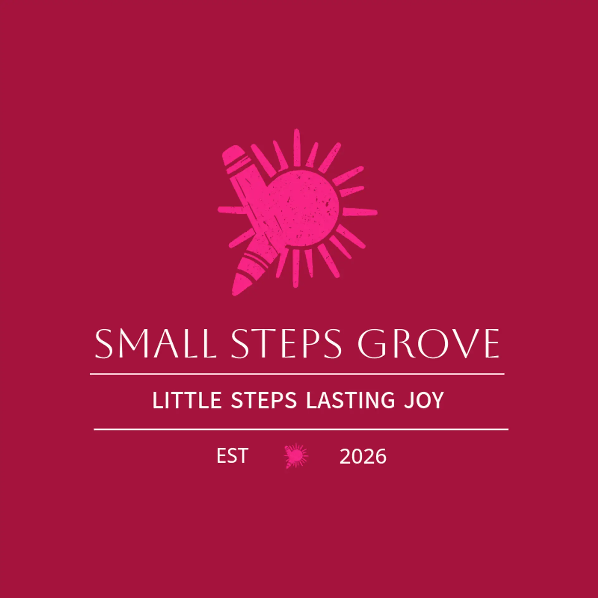 Small Steps Grove logo for daycare