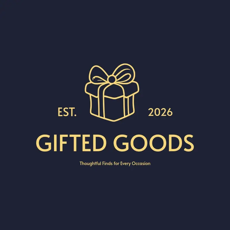 The gift shop name Gifted Goods as a branded logo with a single color icon