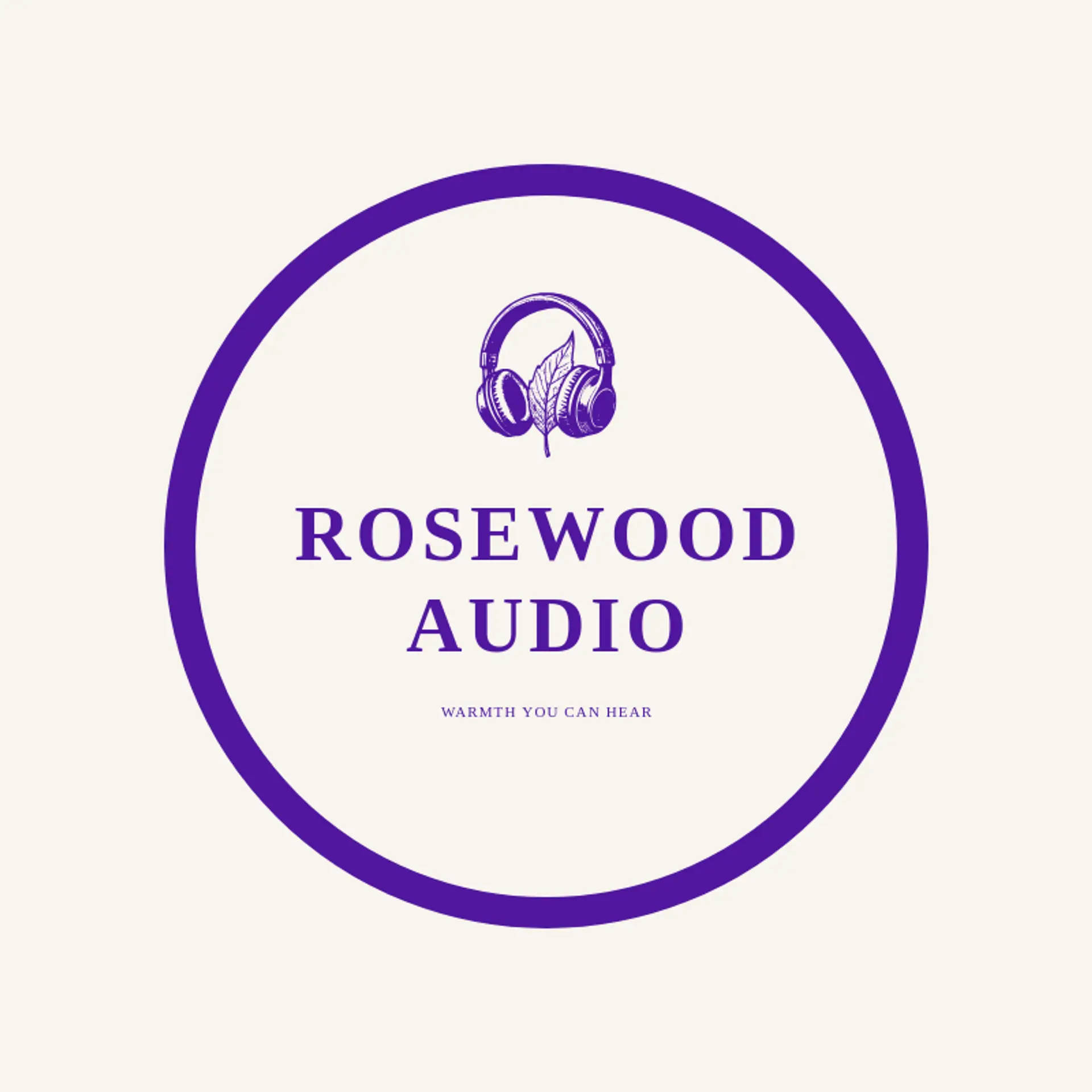 Rosewood Audio logo for headphone