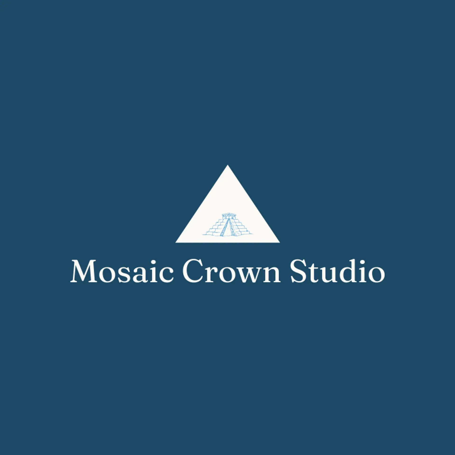 Mosaic Crown Studio logo for aztec