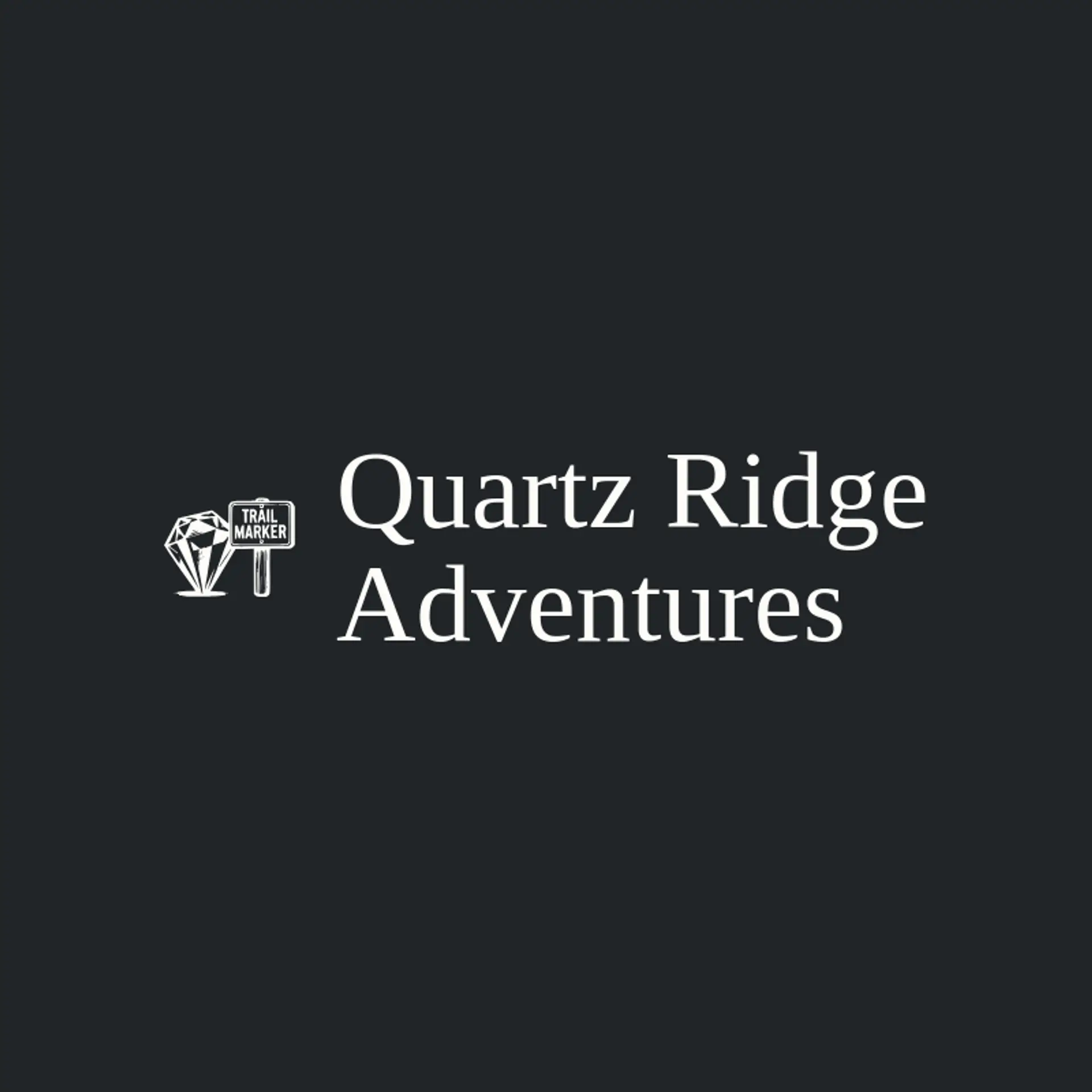 Quartz Ridge Adventures logo for crystal