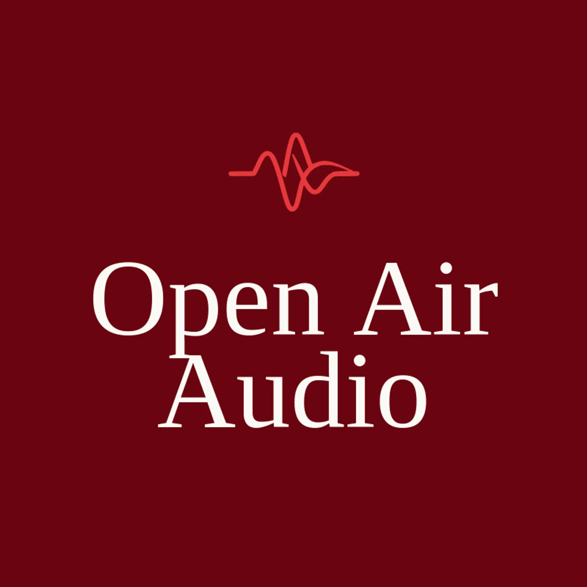 Open Air Audio logo for sound wave