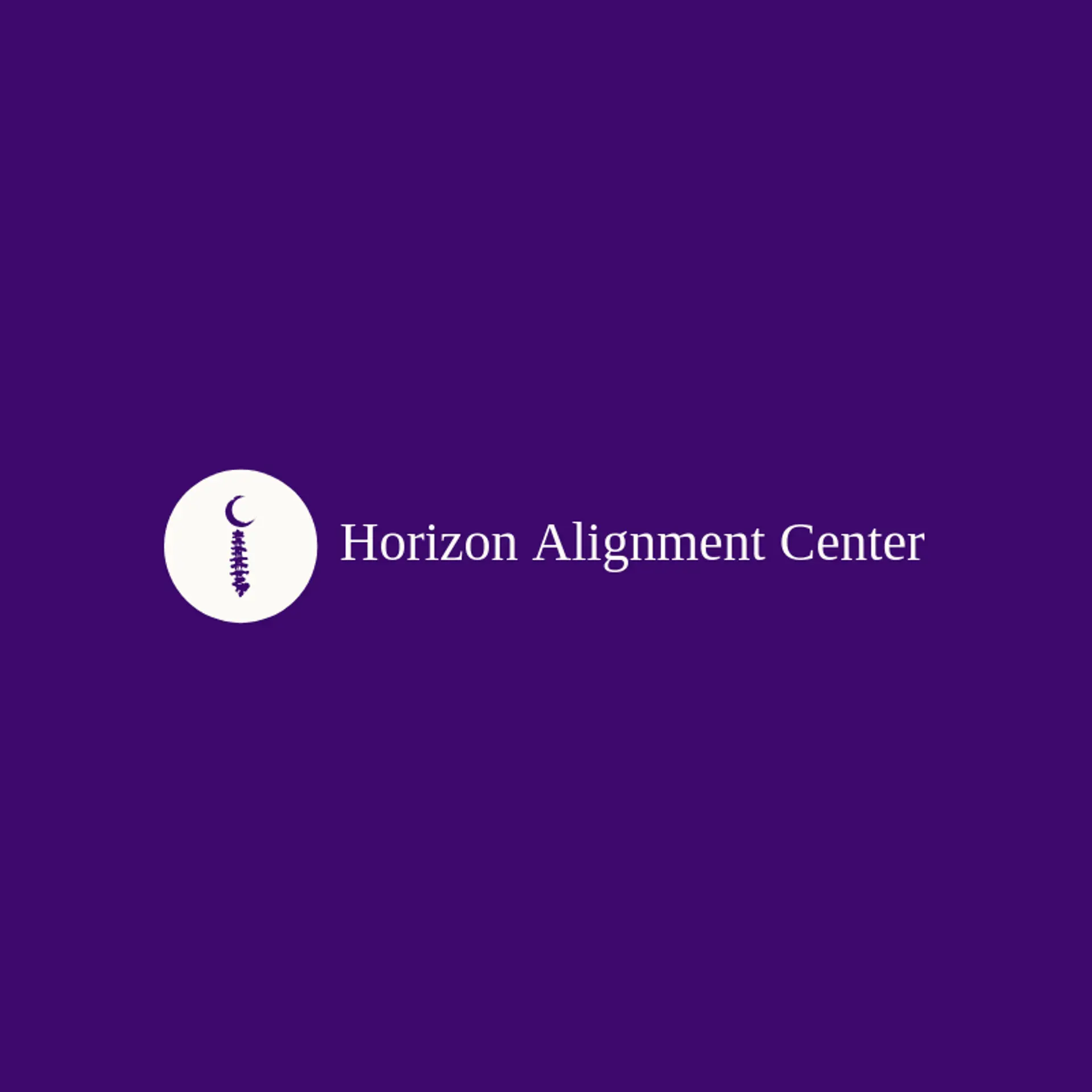 Horizon Alignment Center logo for chiropractic