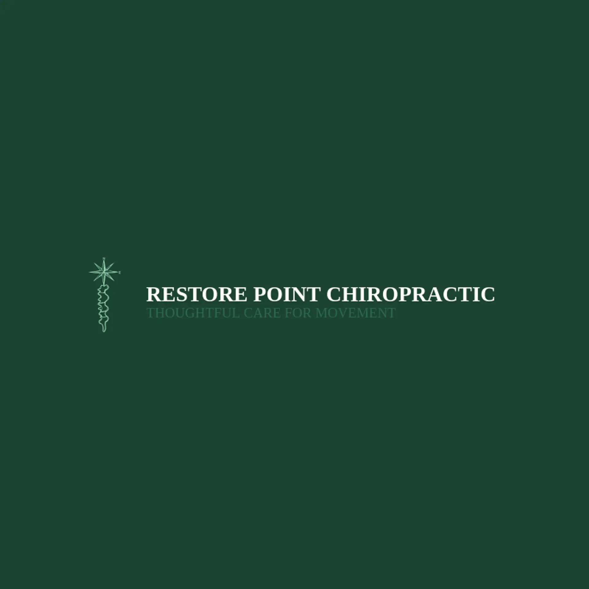 Restore Point Chiropractic logo for chiropractic