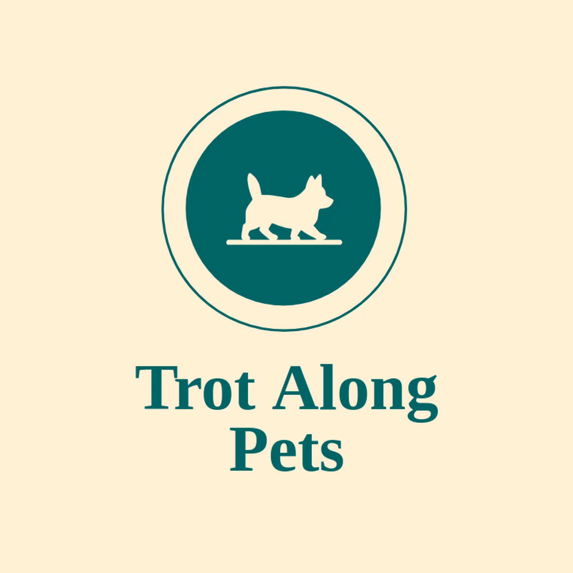 Trot Along Pets logo for corgi