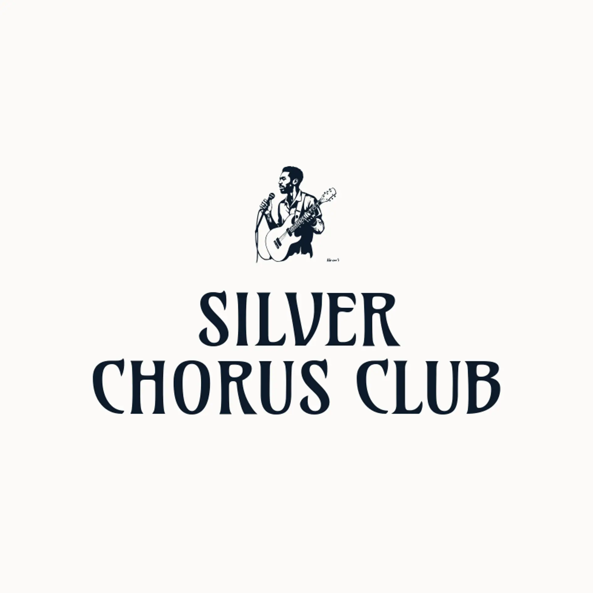 Silver Chorus Club logo for singer