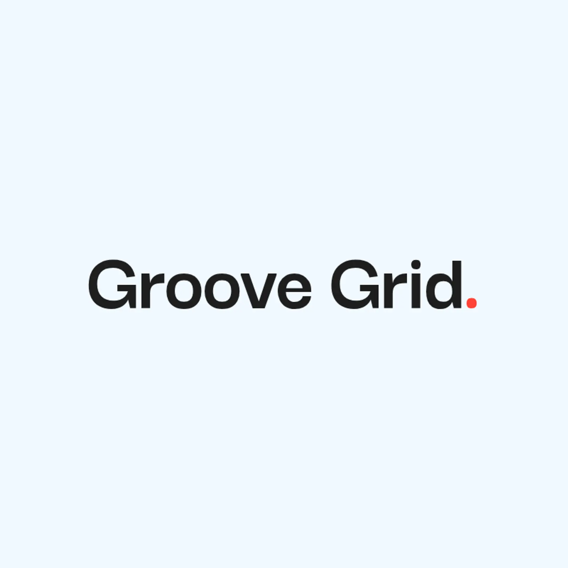 Groove Grid logo for cool music