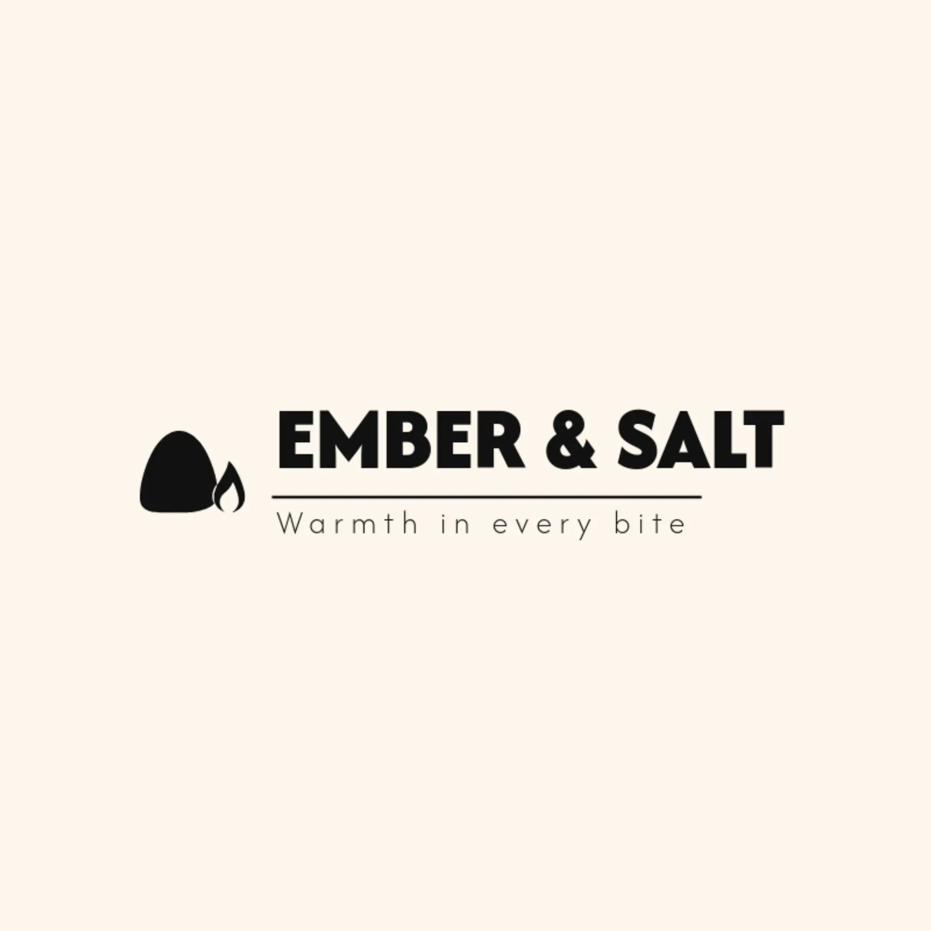 Ember & Salt logo for chips