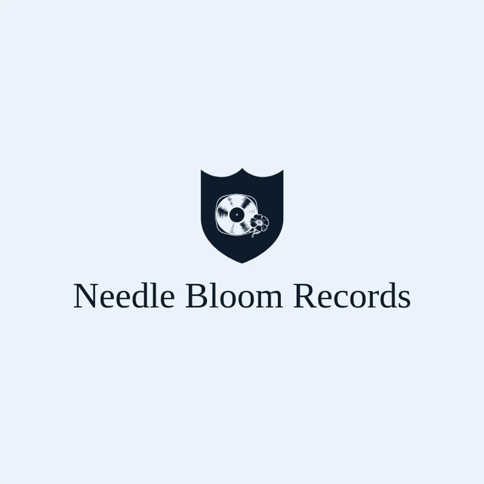 Needle Bloom Records logo for vinyl