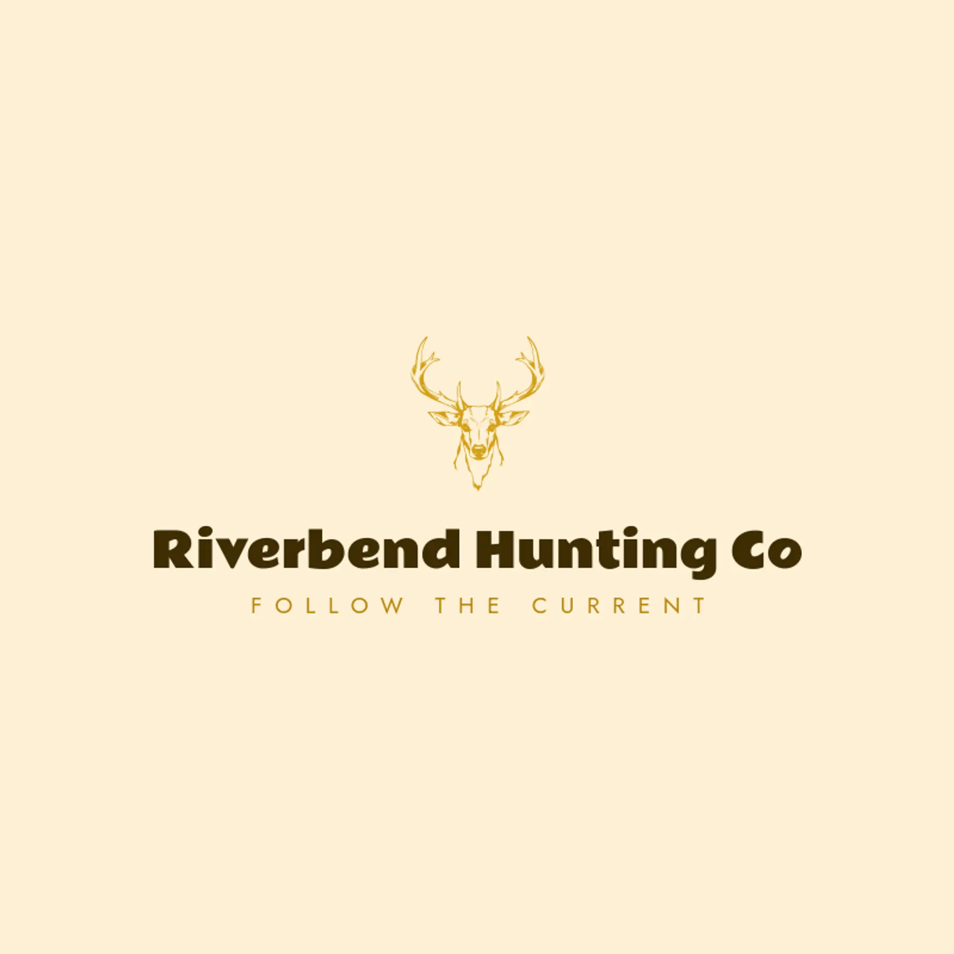 Riverbend Hunting Co logo for buck