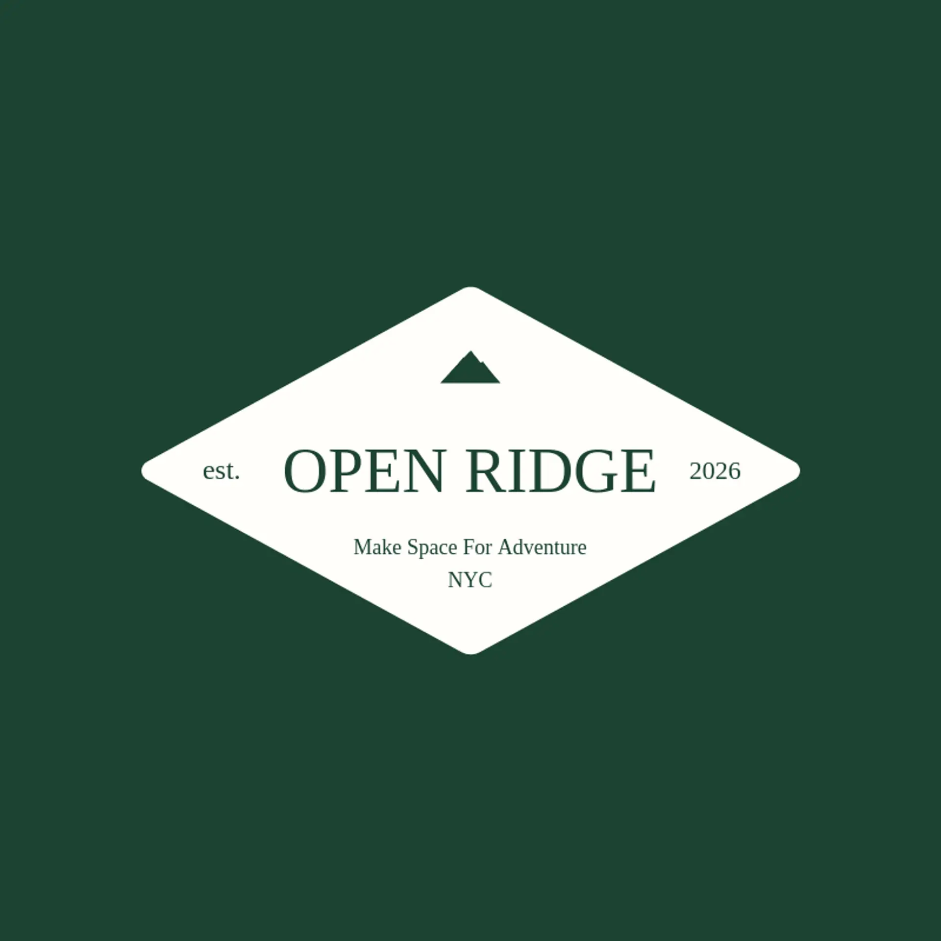 Open Ridge logo for hiking