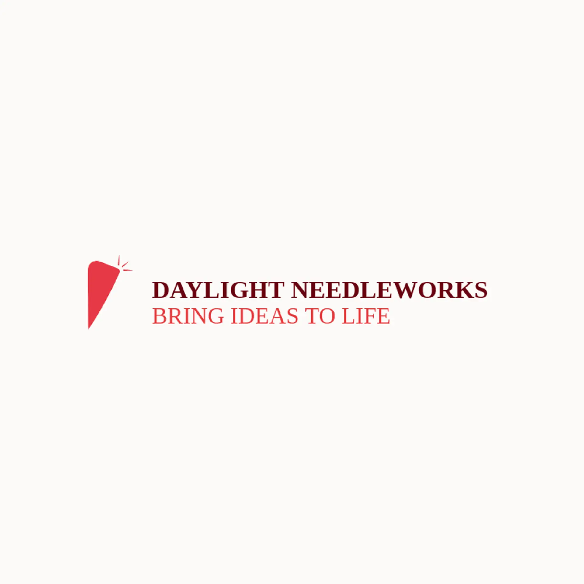 Daylight Needleworks logo for stitching