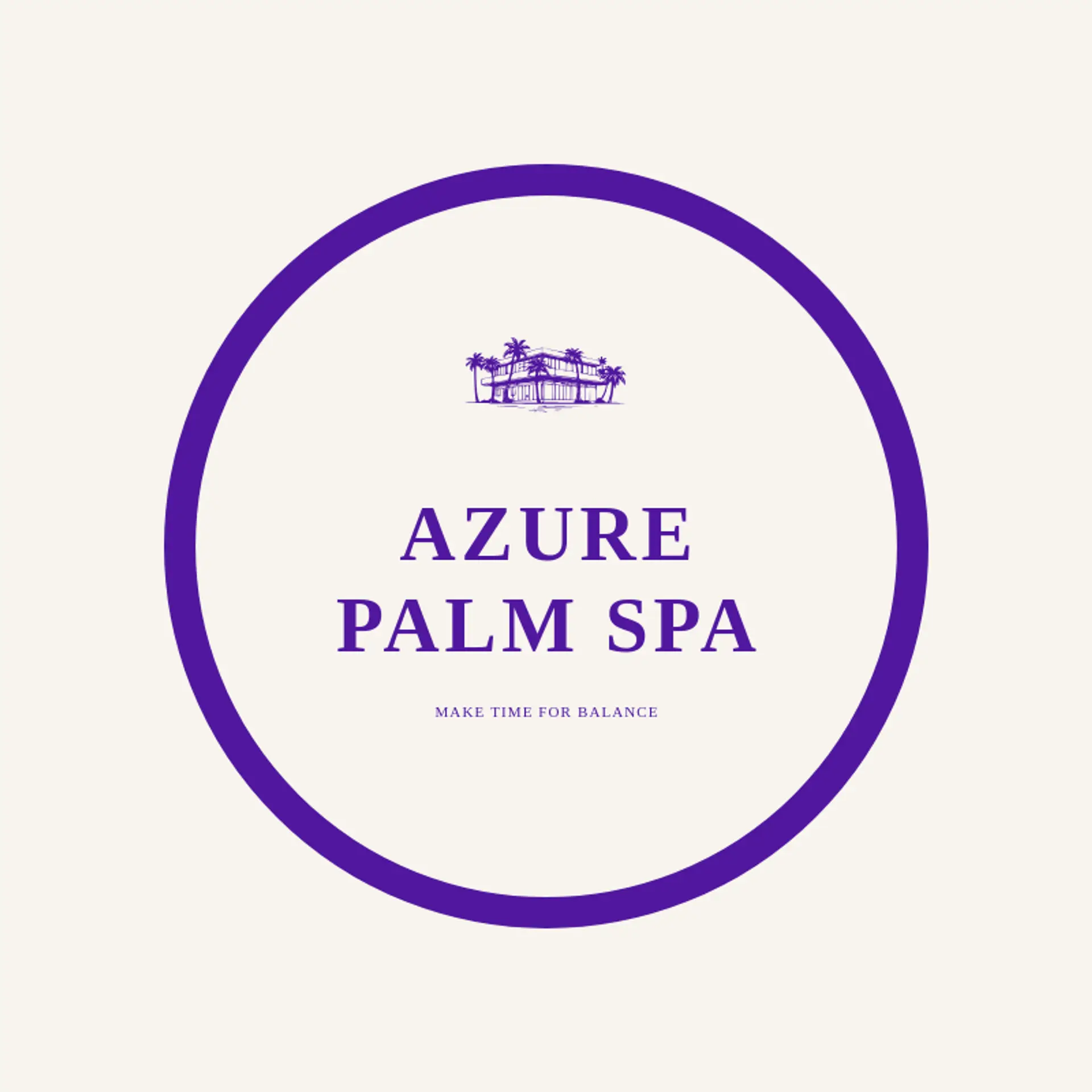 Azure Palm Spa logo for miami