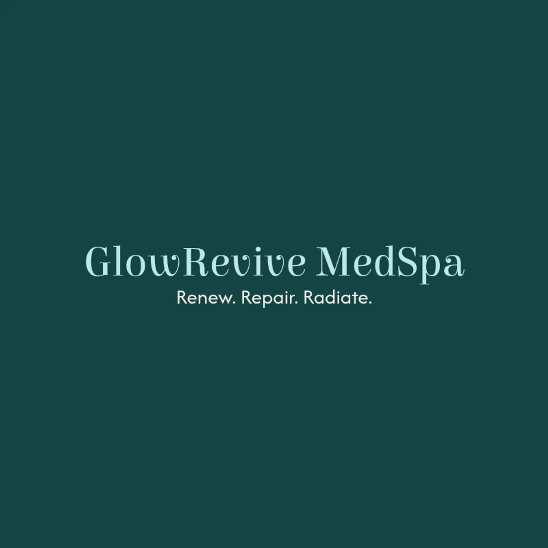GlowRevive MedSpa logo for medical spa