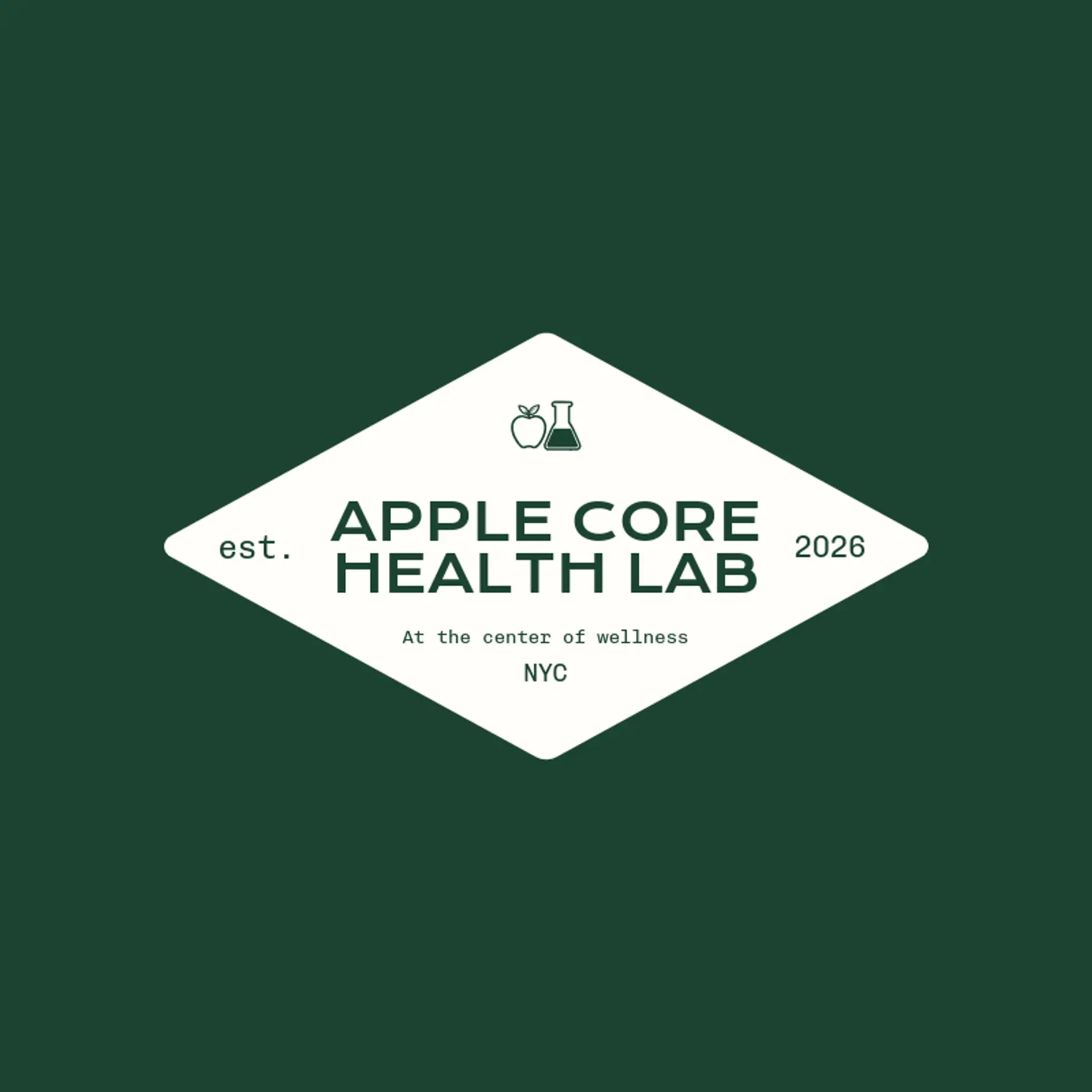 Apple Core Health Lab logo for apple