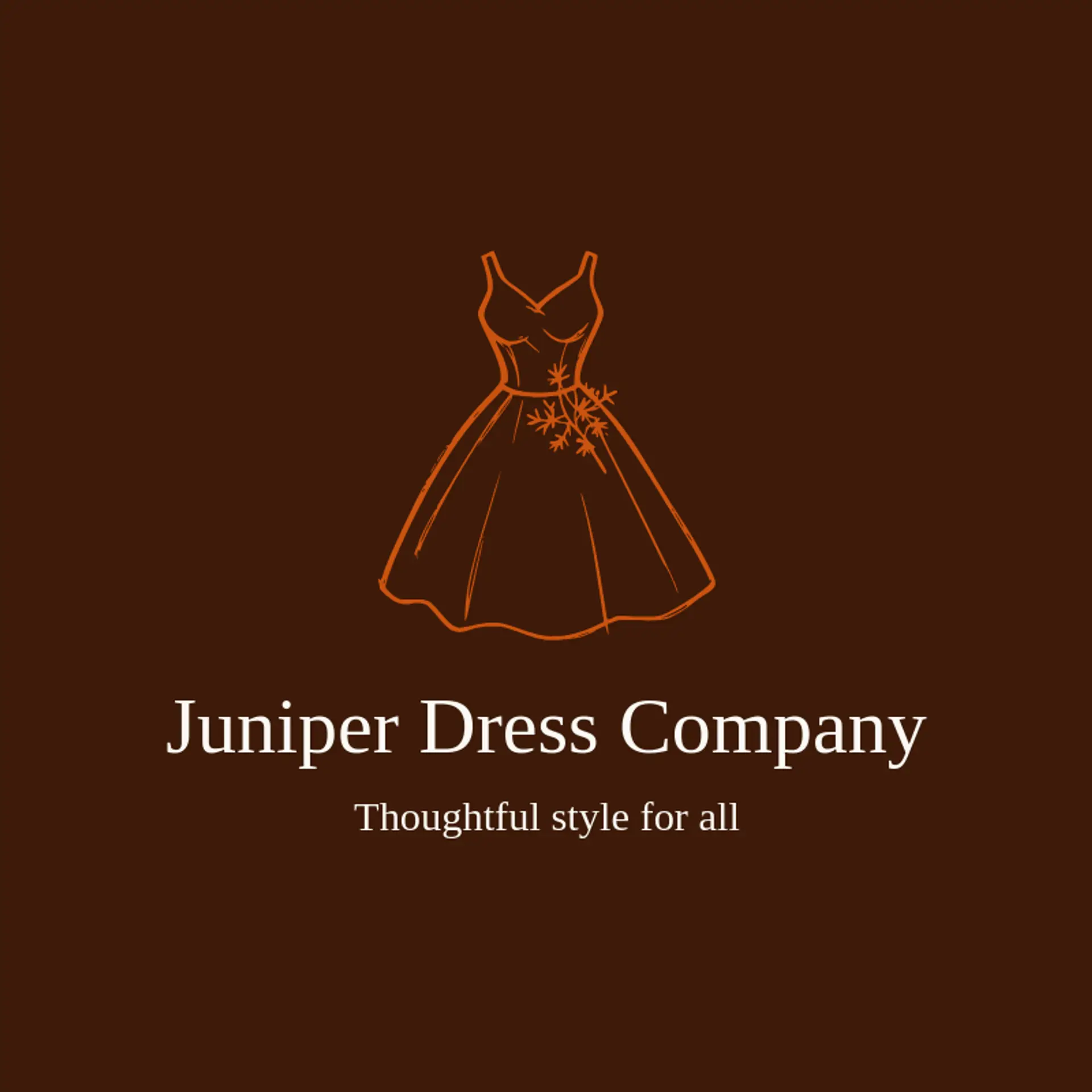Juniper Dress Company logo for dress