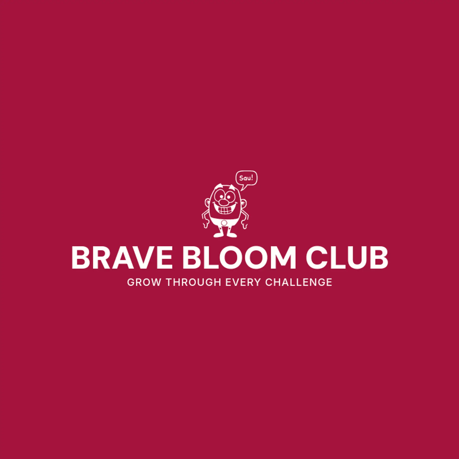 Brave Bloom Club logo for hero