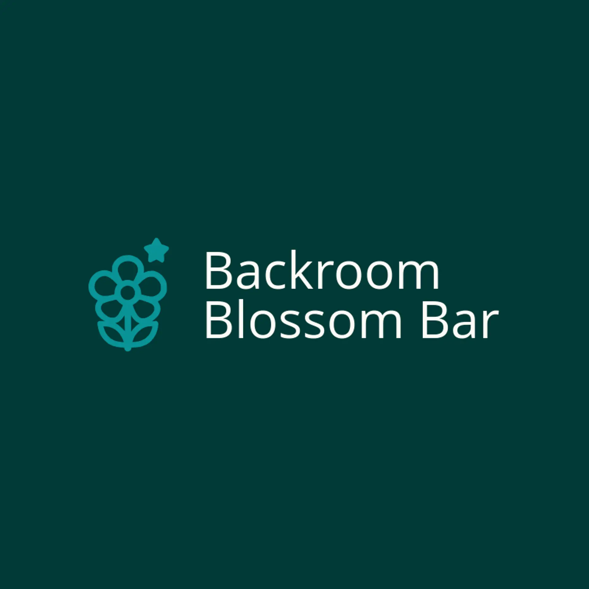 Backroom Blossom Bar logo for speakeasy