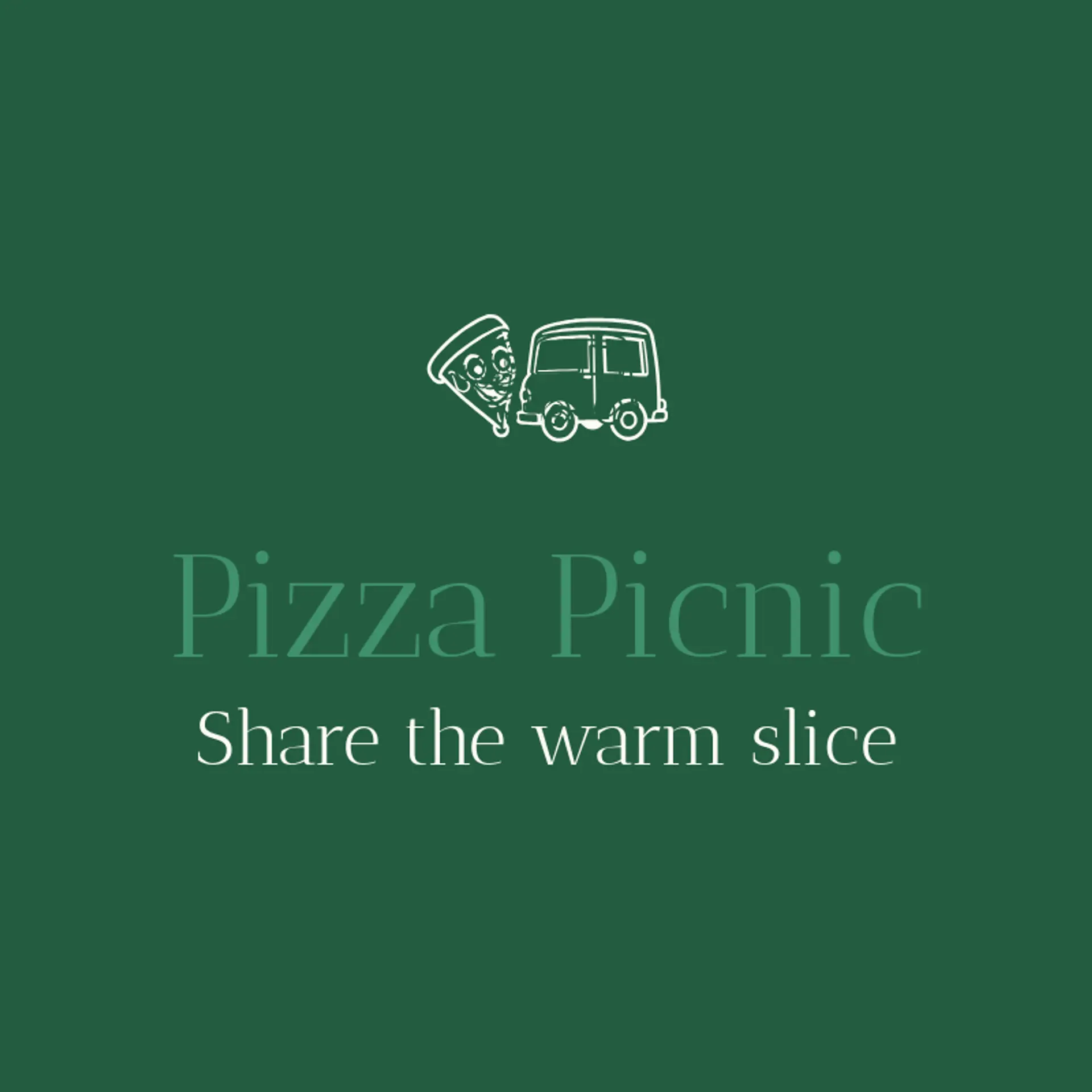 Pizza Picnic logo for food truck