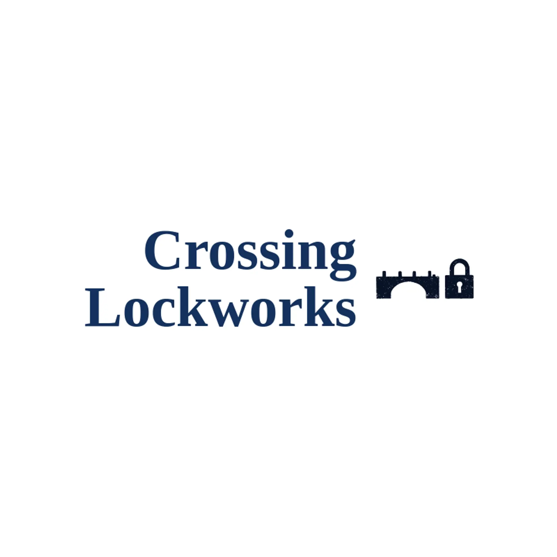 Crossing Lockworks logo for lock