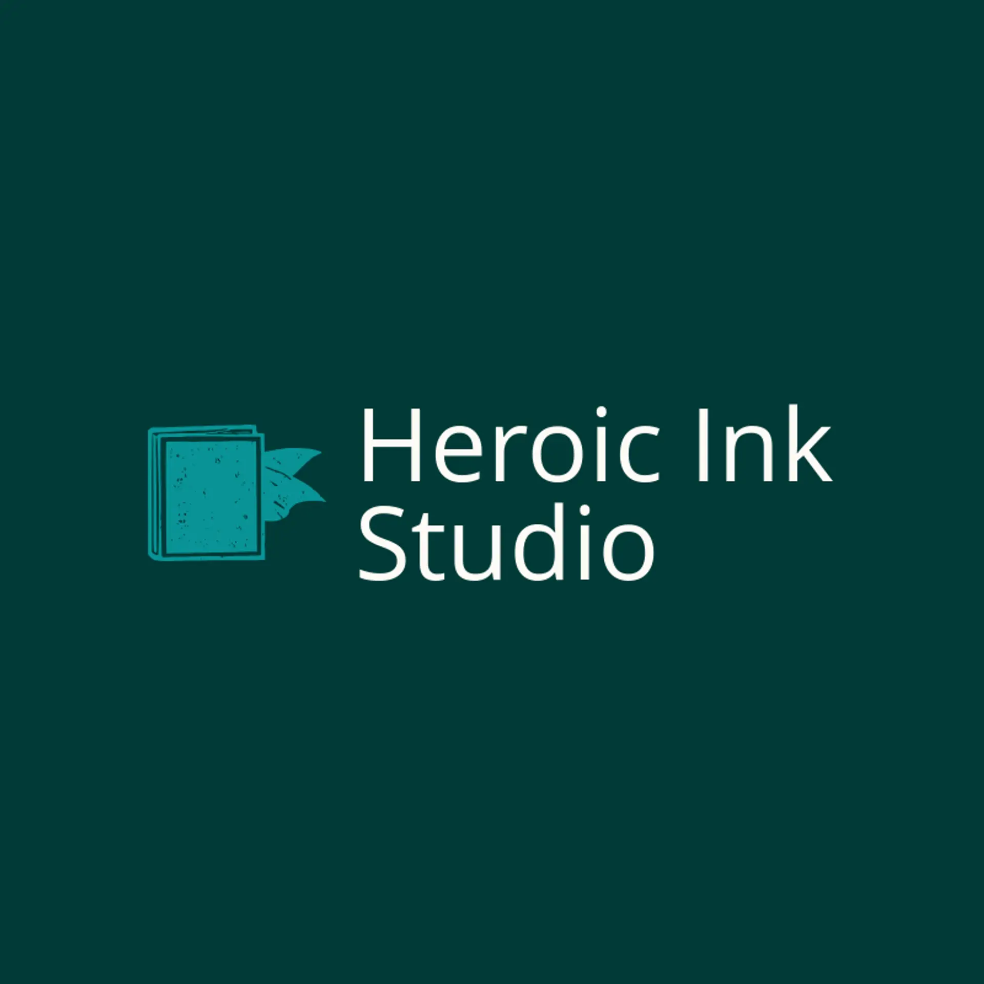 Heroic Ink Studio logo for comic book