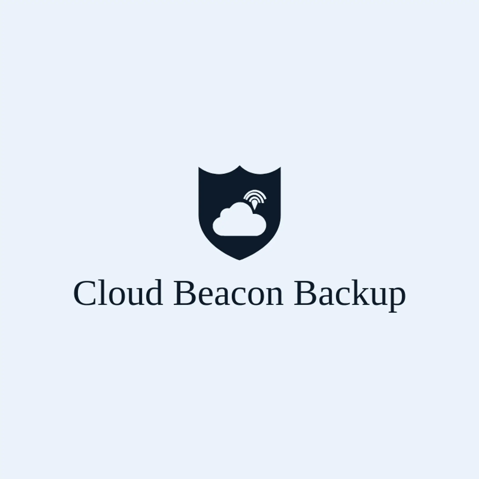 Cloud Beacon Backup logo for cloud storage