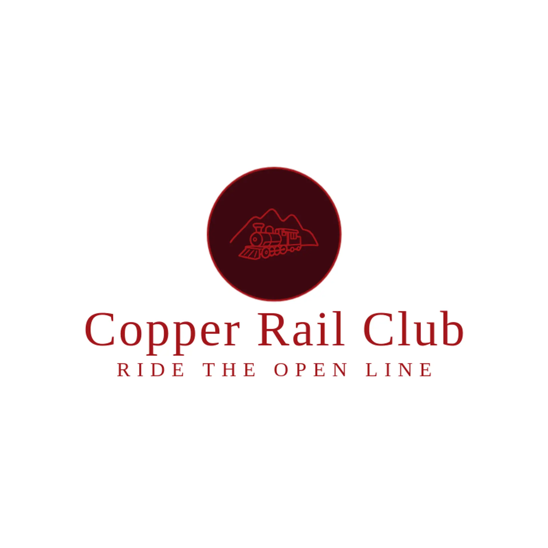 Copper Rail Club logo for railroad