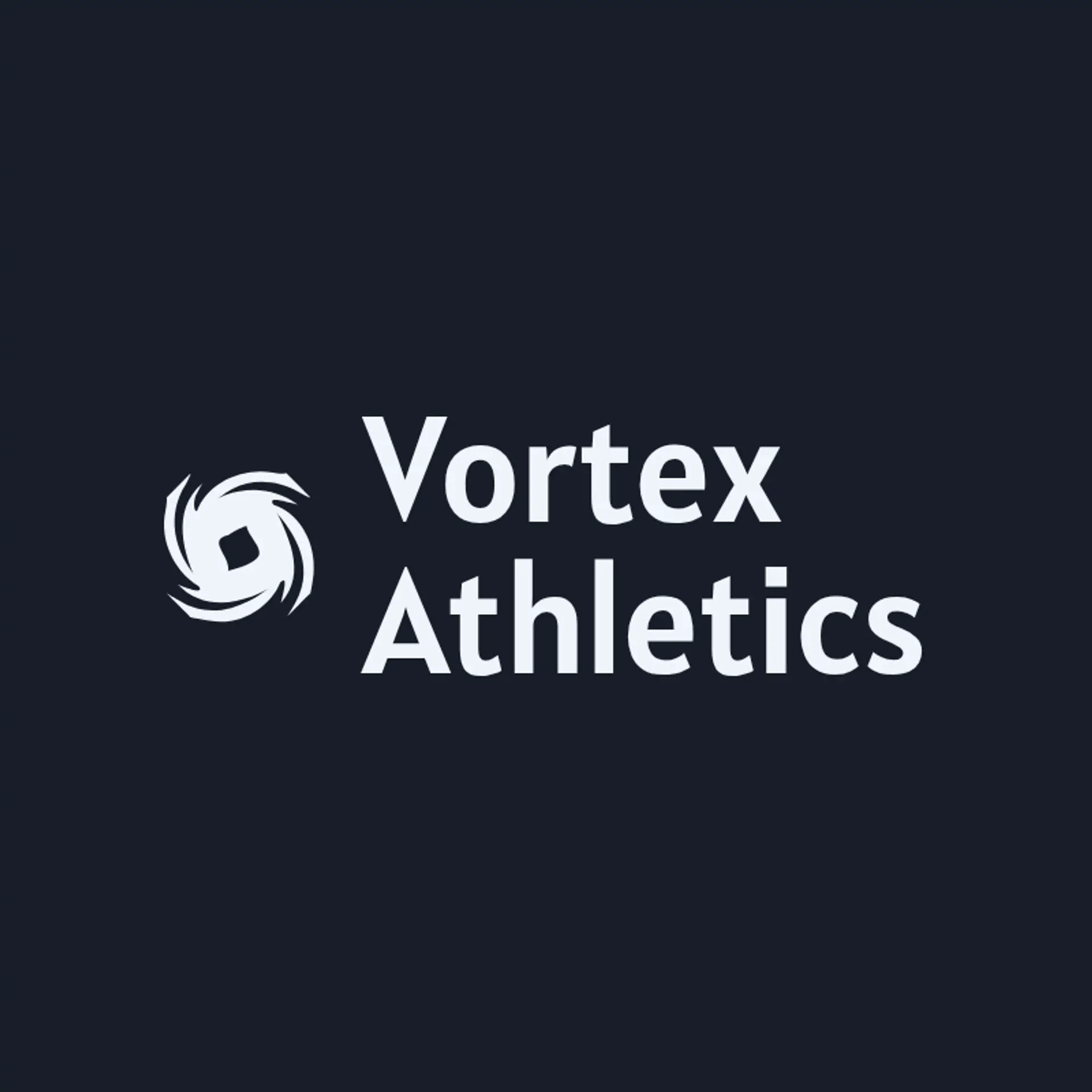 Vortex Athletics logo for sports brand