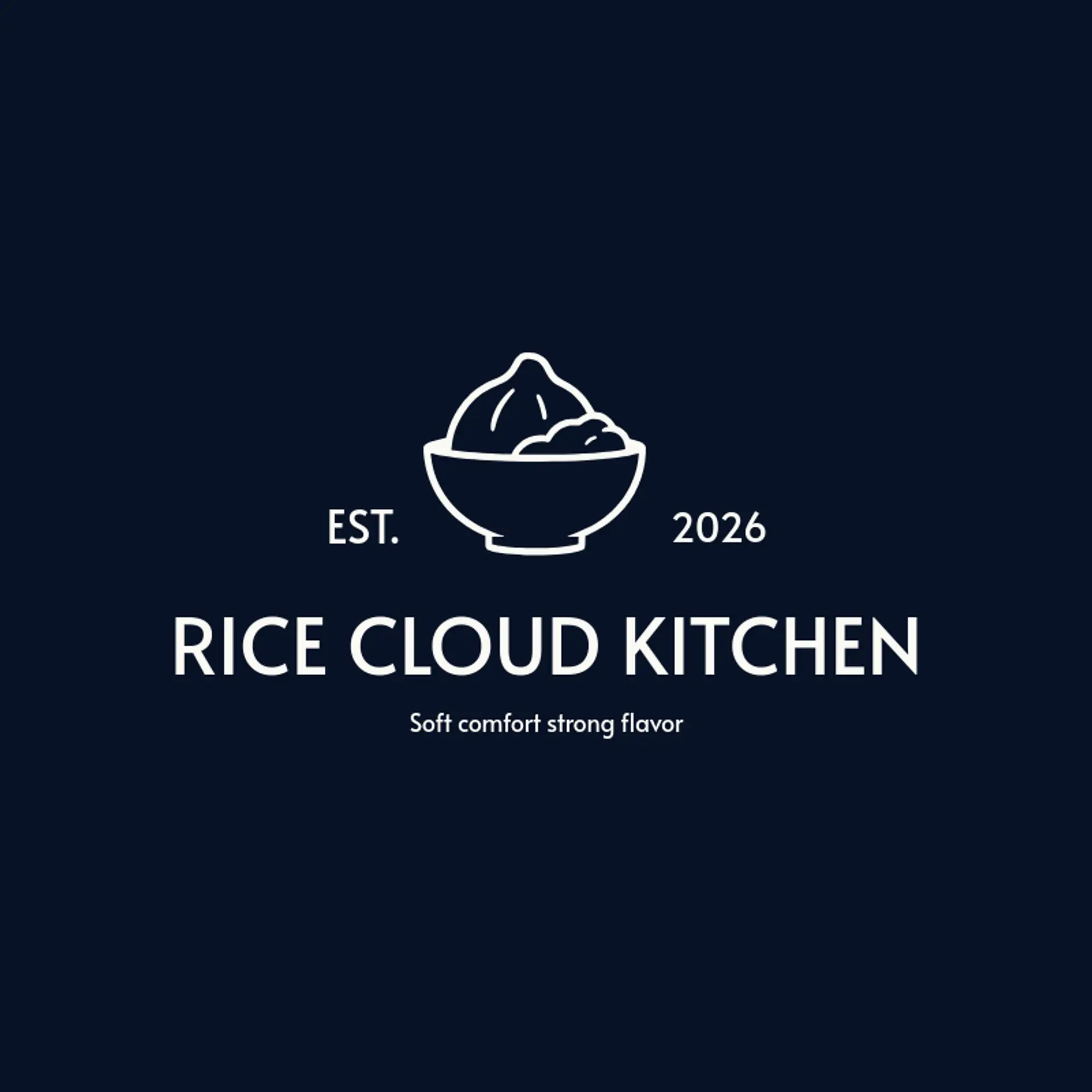 Rice Cloud Kitchen logo for siomai