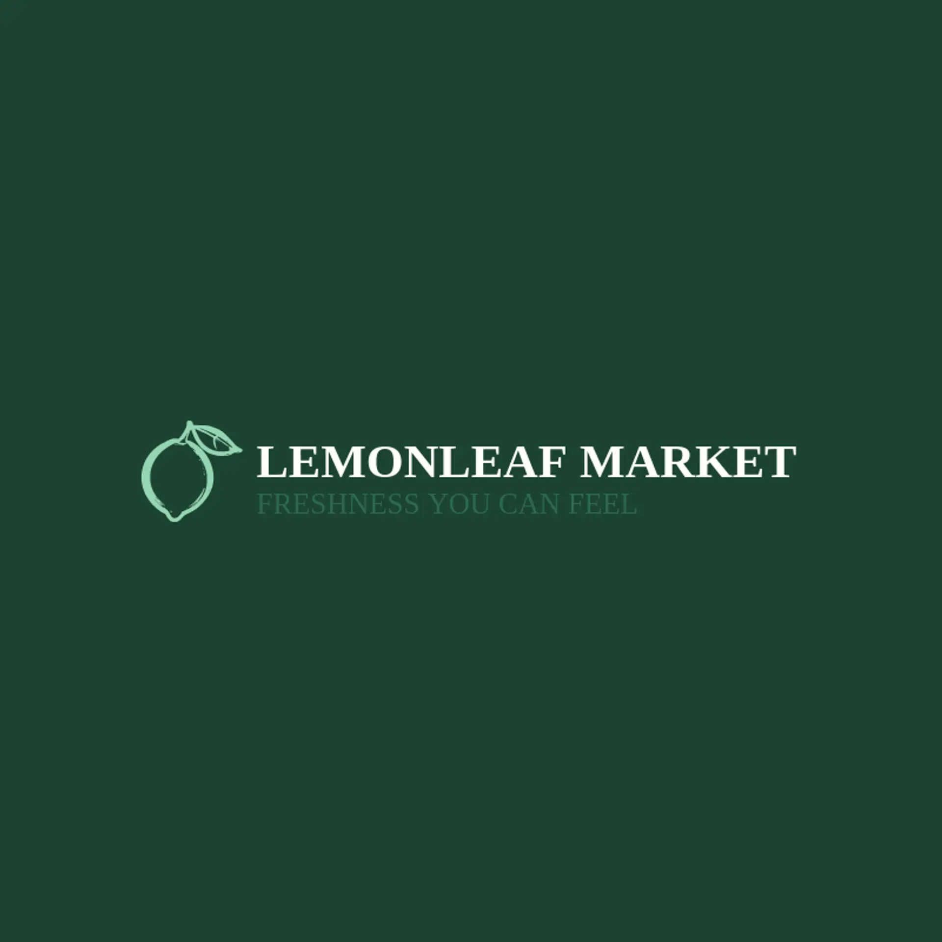 Lemonleaf Market logo for natural