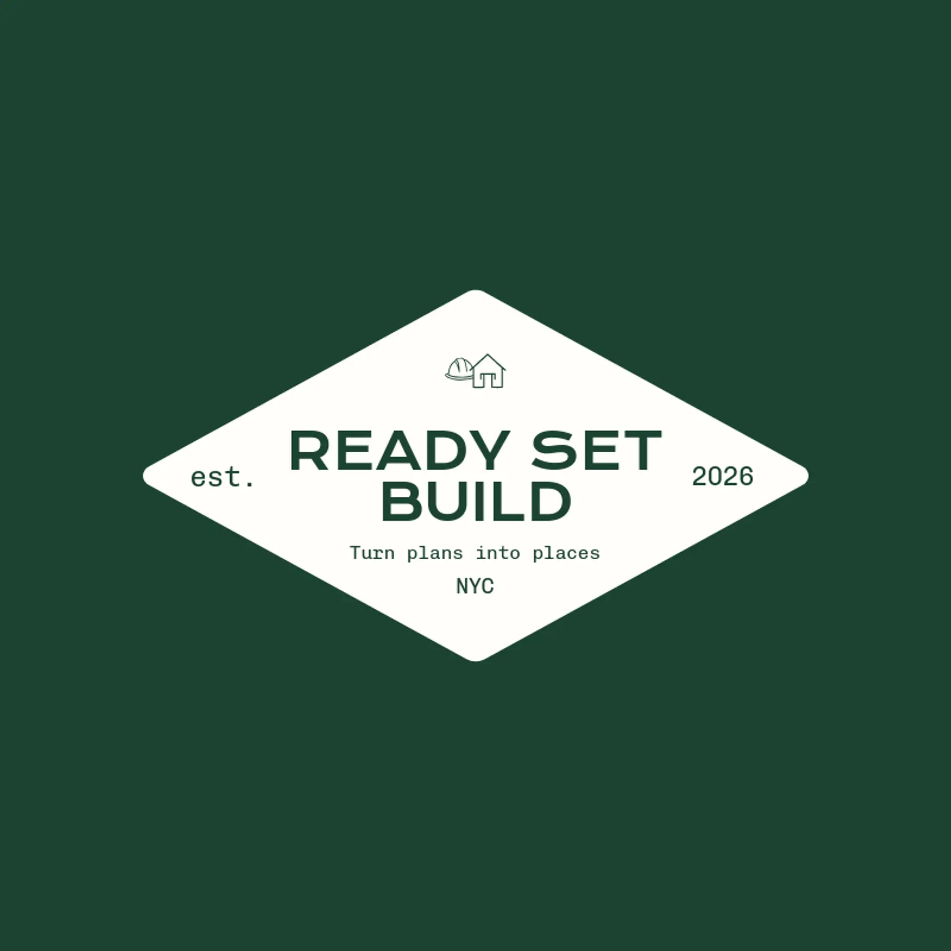 Ready Set Build logo for build