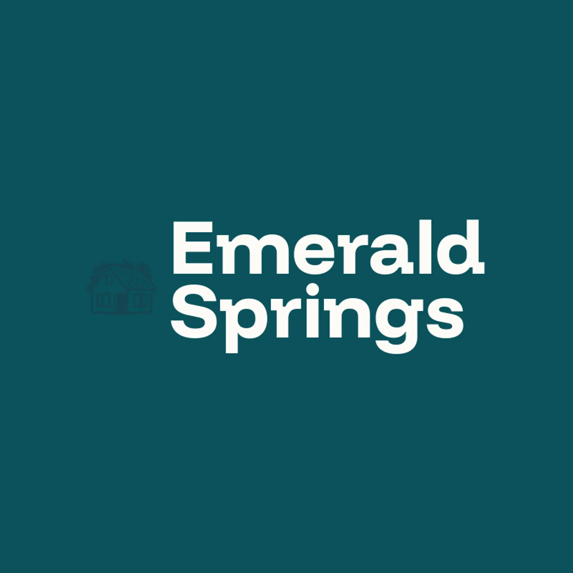 Emerald Springs logo for house