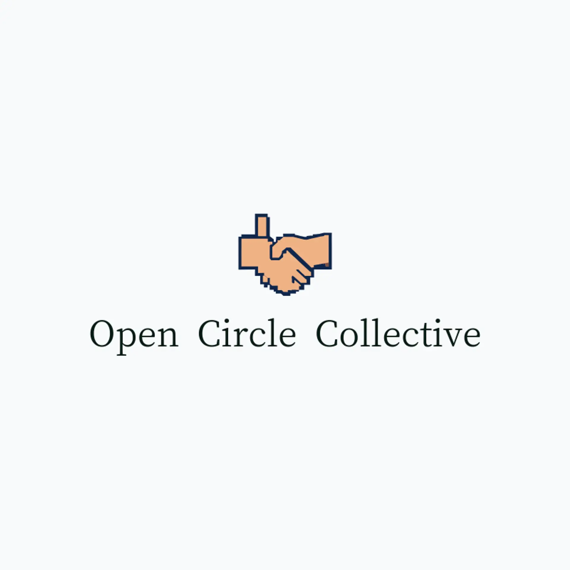 Open Circle Collective logo for handshake