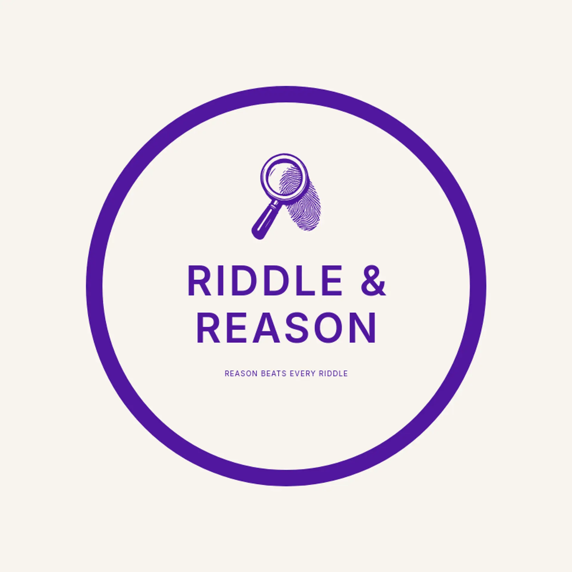Riddle & Reason logo for detective