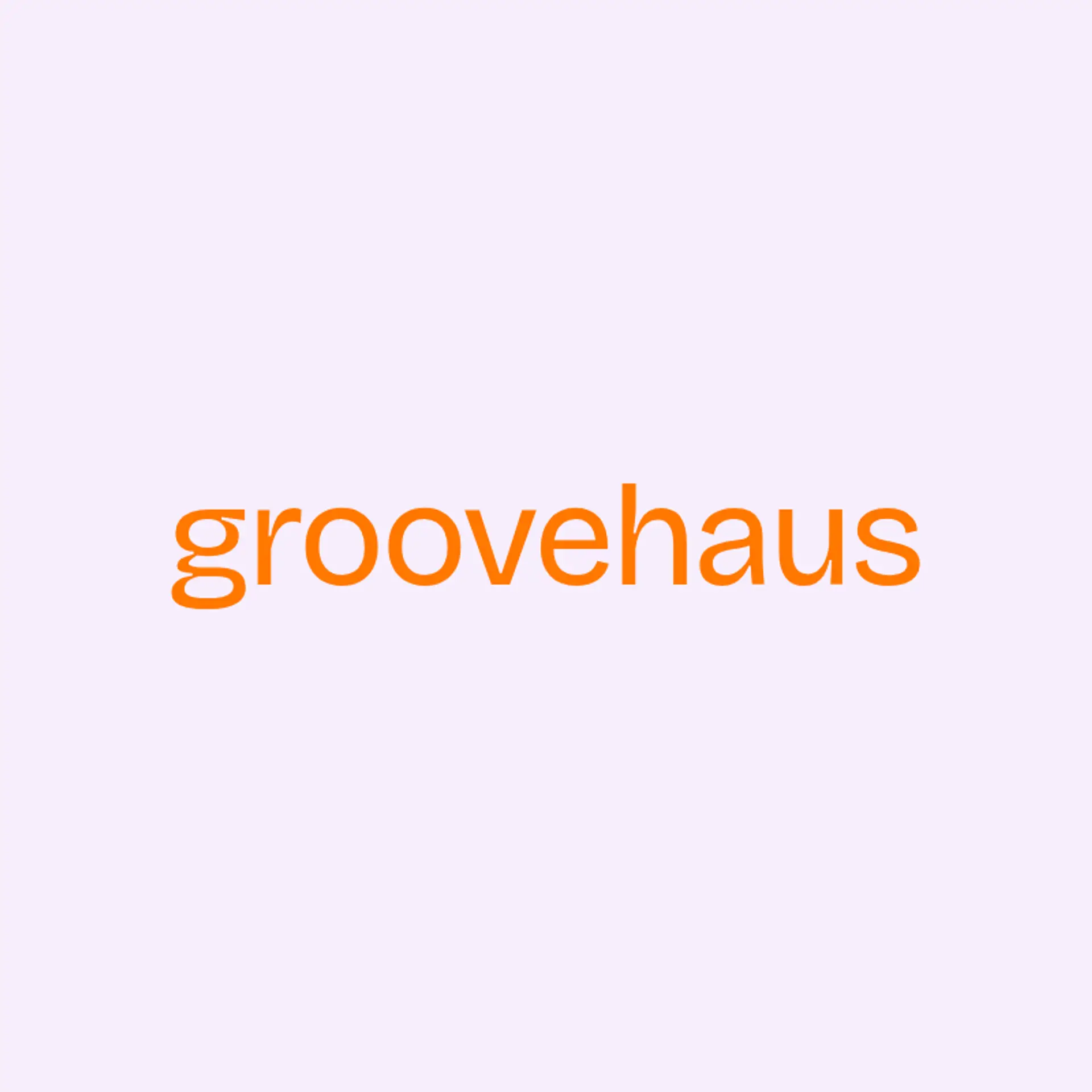 GrooveHaus logo for house music